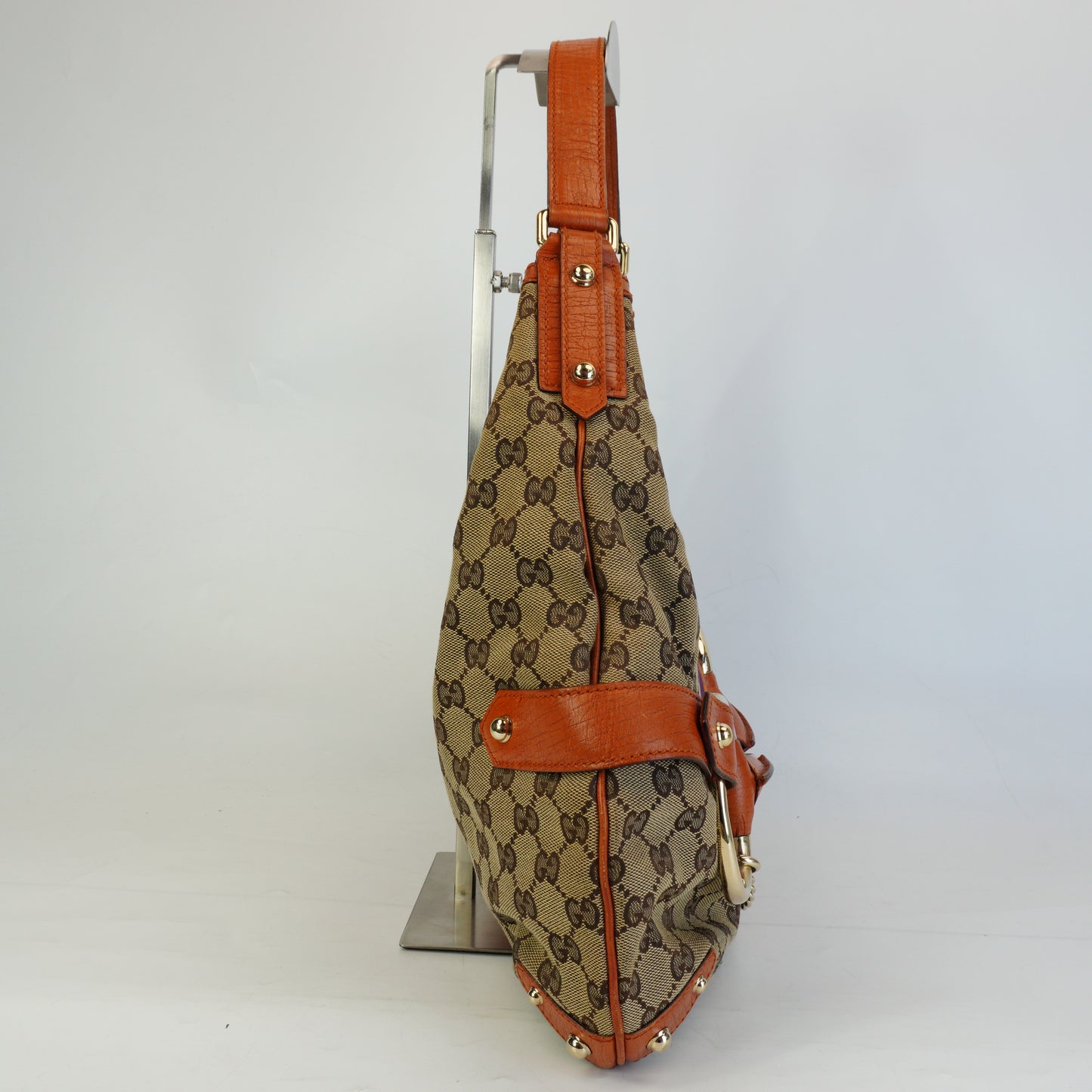 Gucci GG Canvas Web Stripe Large GHW