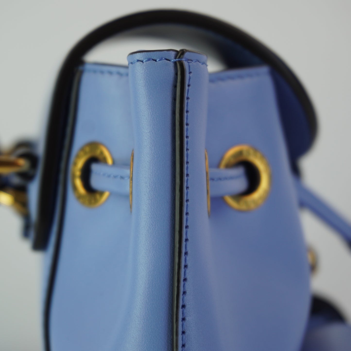 Gucci Small Bamboo Backpack Light Blue