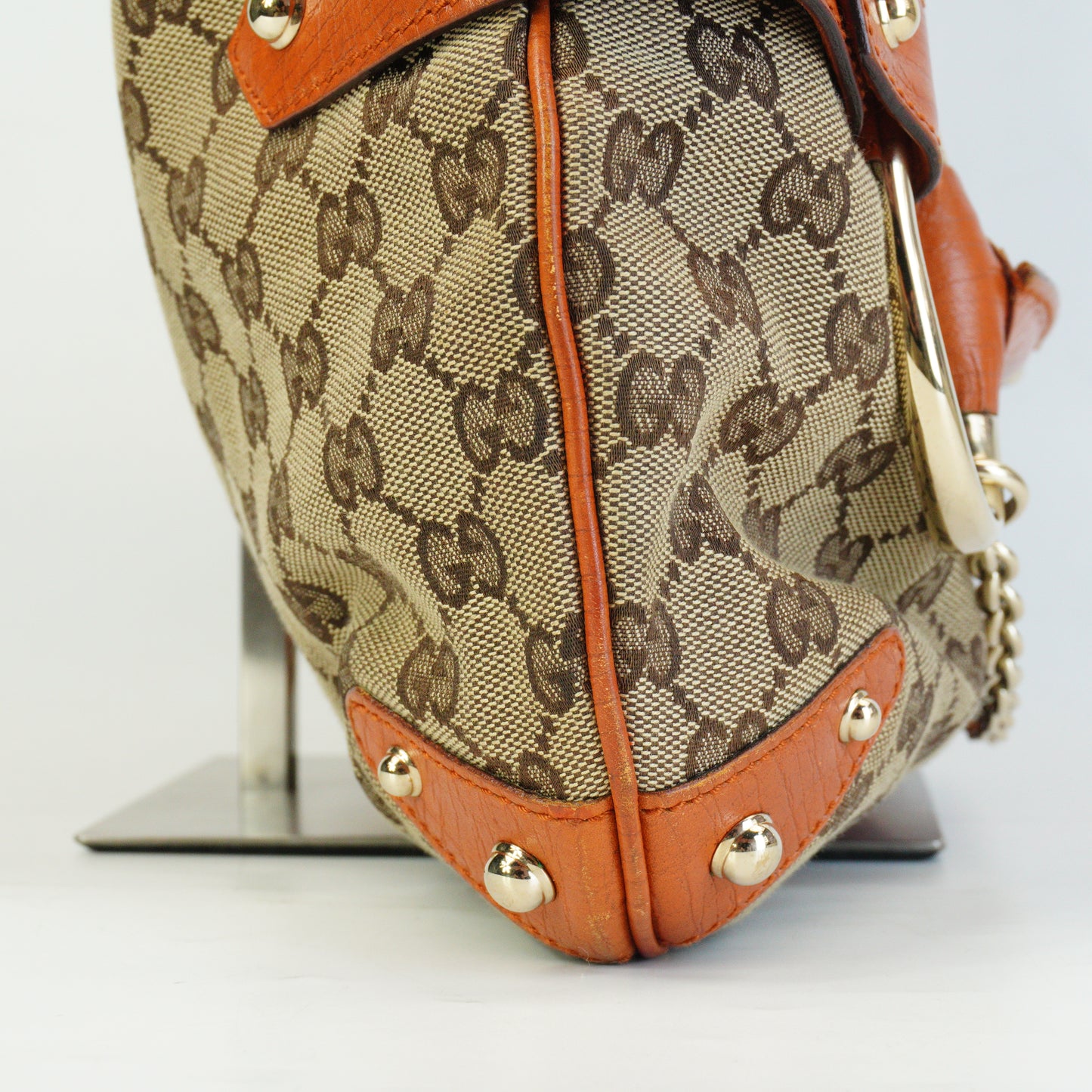 Gucci GG Canvas Web Stripe Large GHW