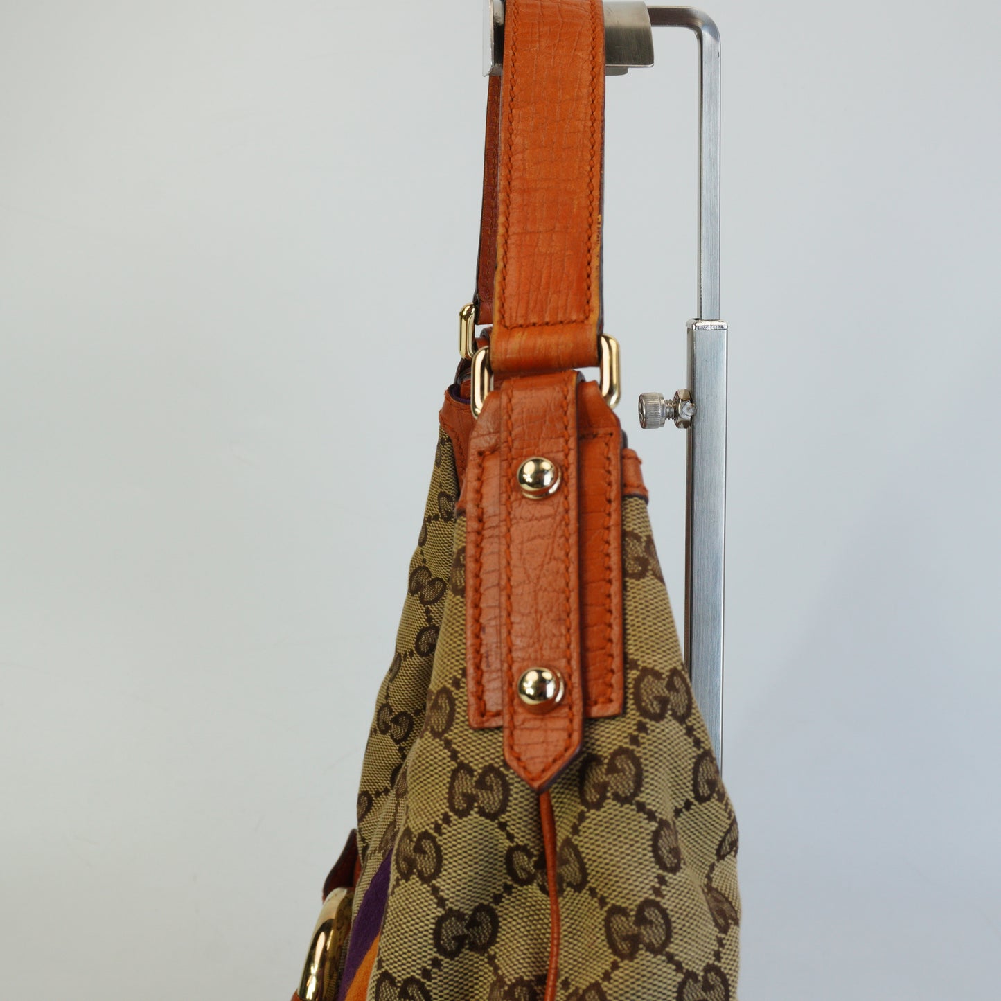 Gucci GG Canvas Web Stripe Large GHW