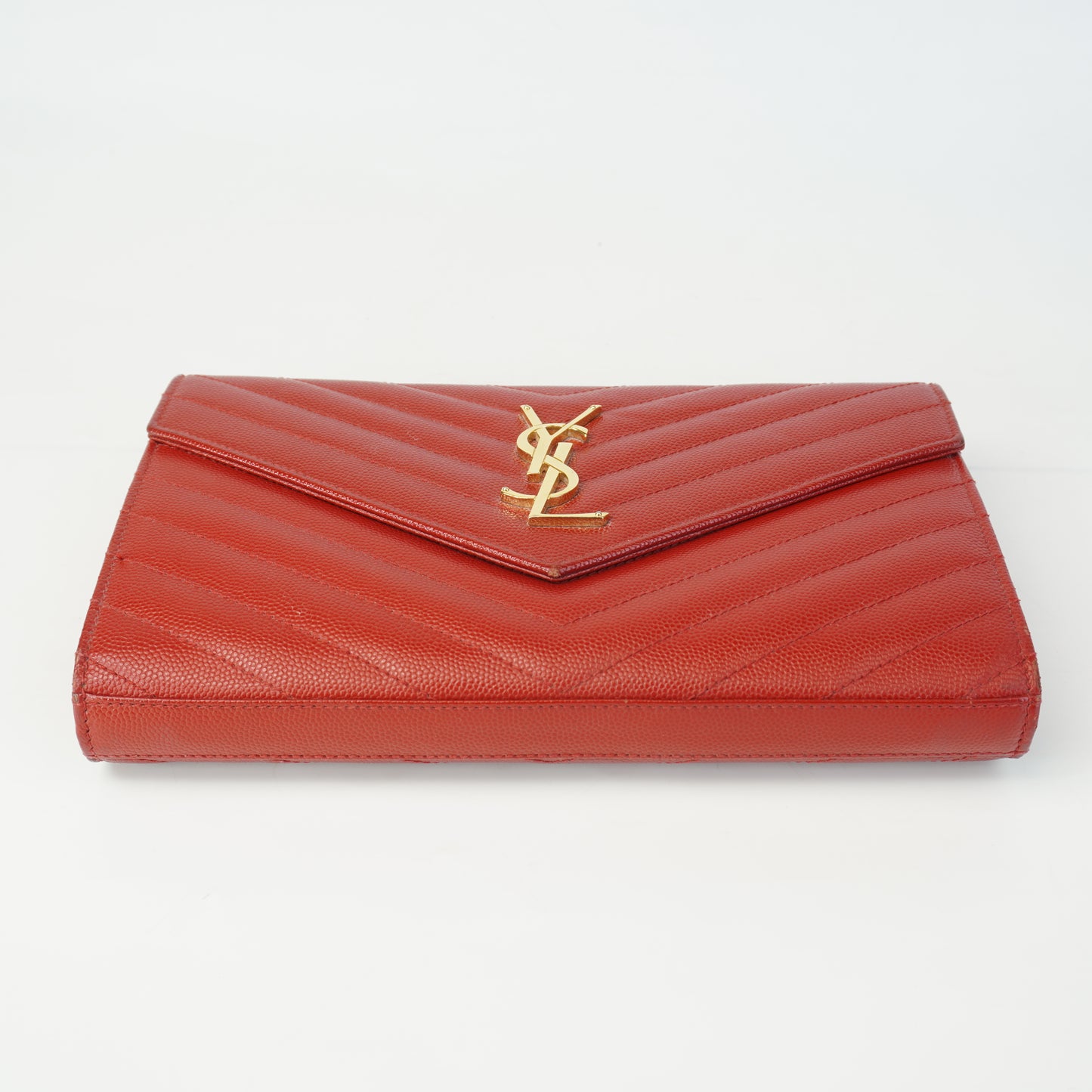 YSL Envelope WOC Red