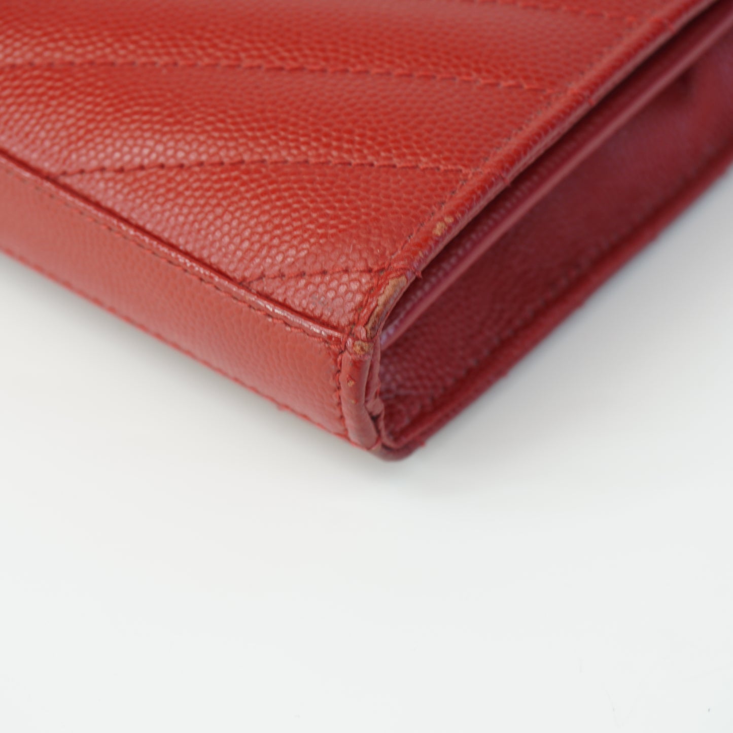 YSL Envelope WOC Red