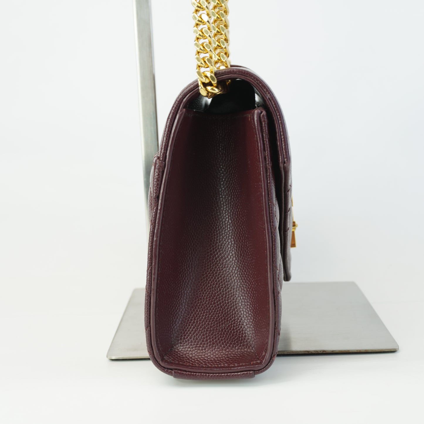 YSL Envelope Bag Burgundy