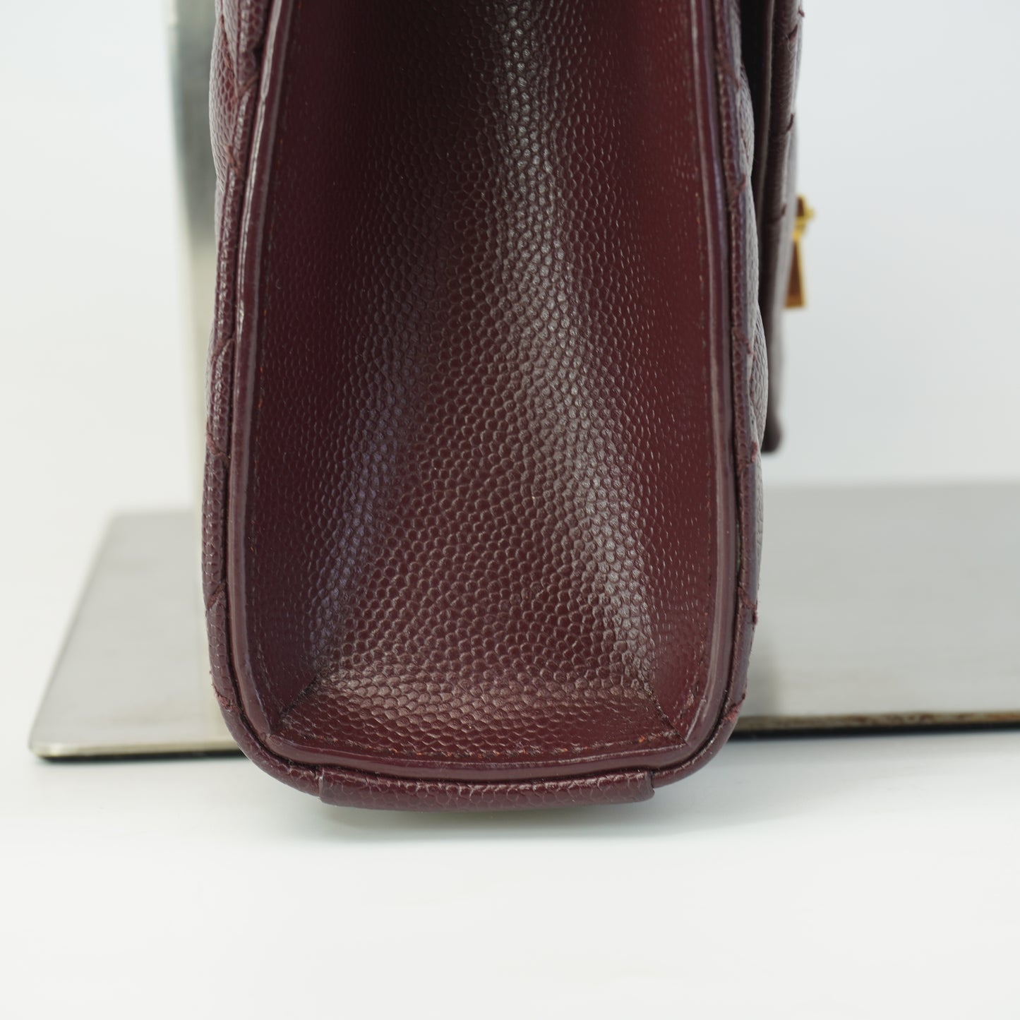 YSL Envelope Bag Burgundy
