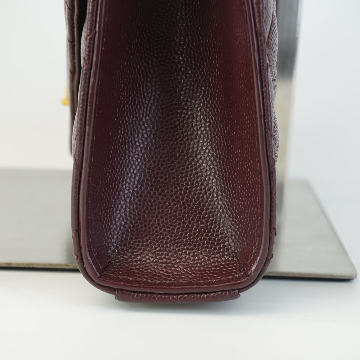 YSL Envelope Bag Burgundy