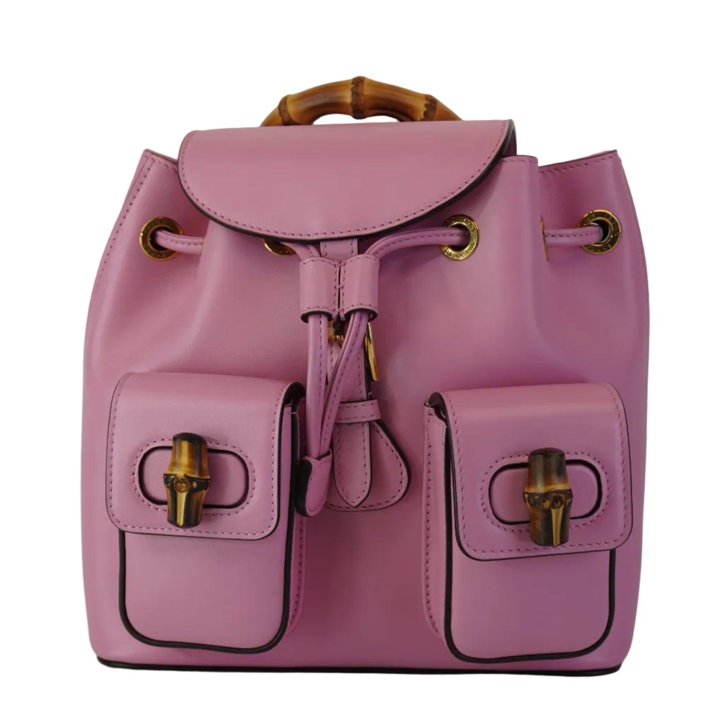 Gucci Small Bamboo Backpack Pink