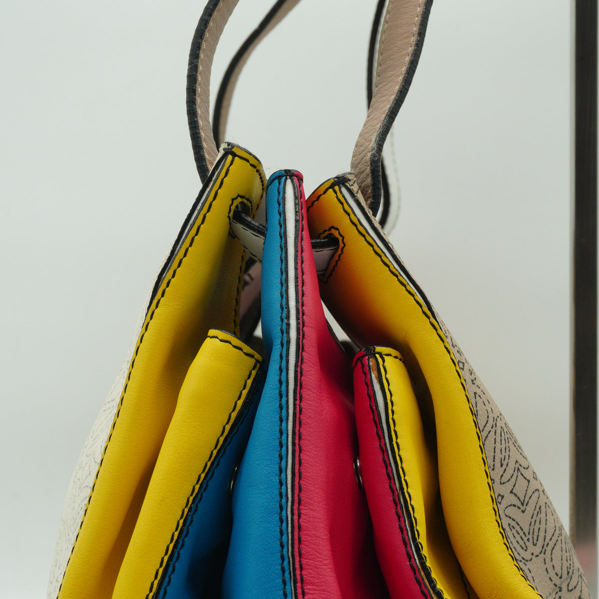 Loewe	Anagram Coated Canvas Kite Baguette Shoulder Bag