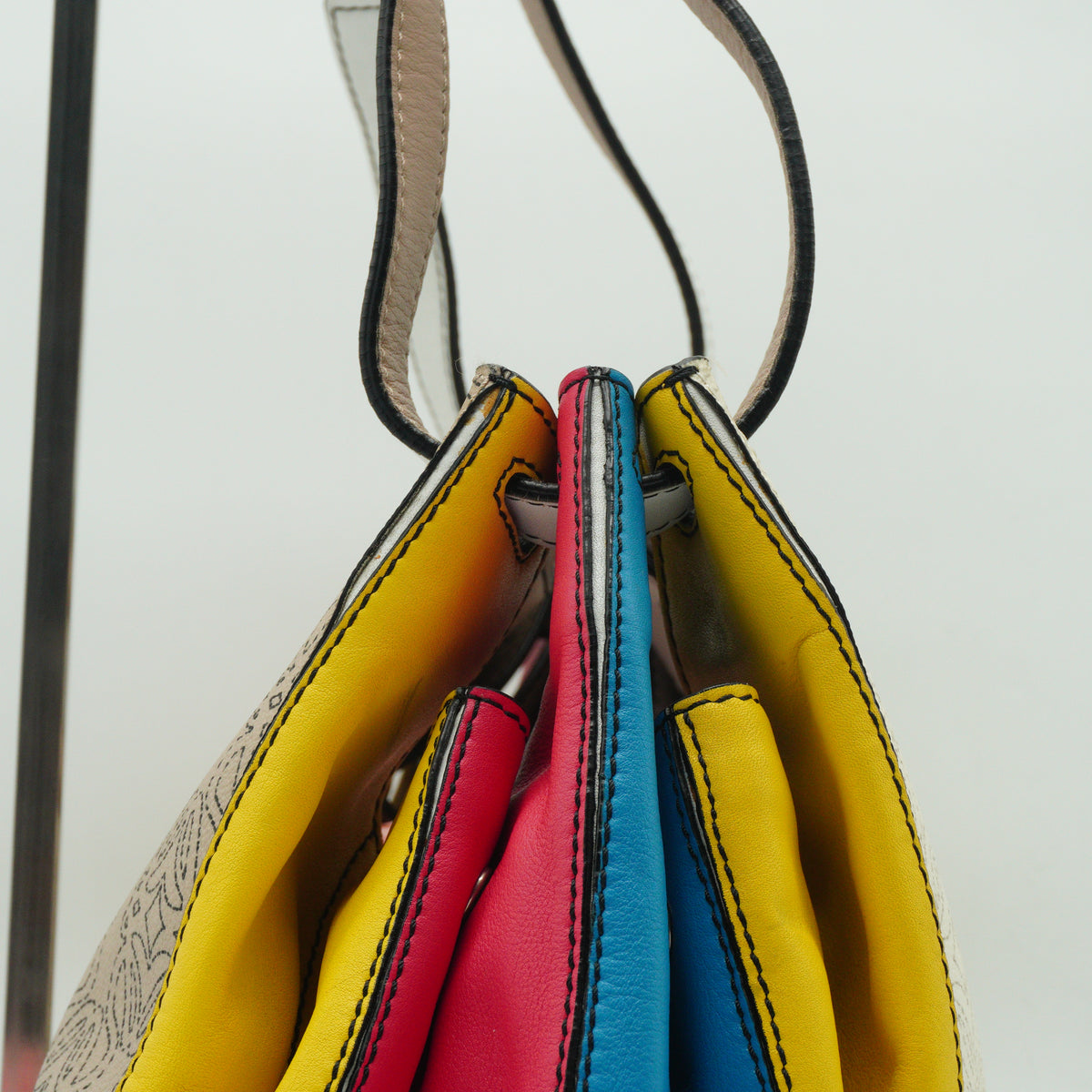 Loewe	Anagram Coated Canvas Kite Baguette Shoulder Bag