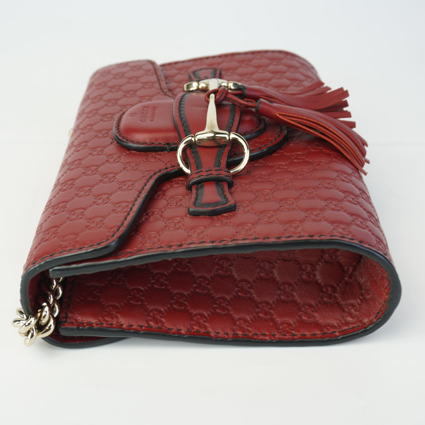 Gucci Microguccissima Emily Burgundy