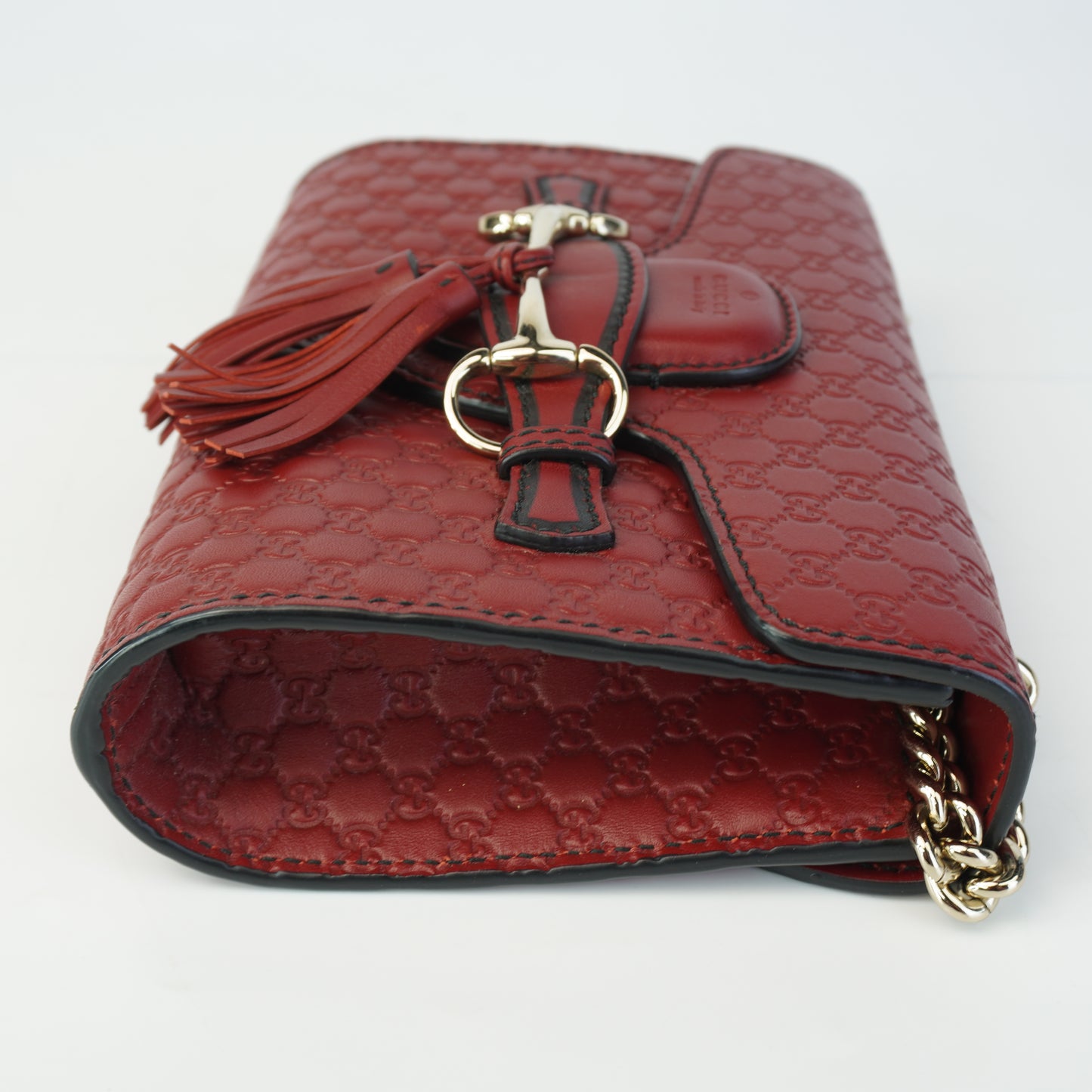 Gucci Microguccissima Emily Burgundy