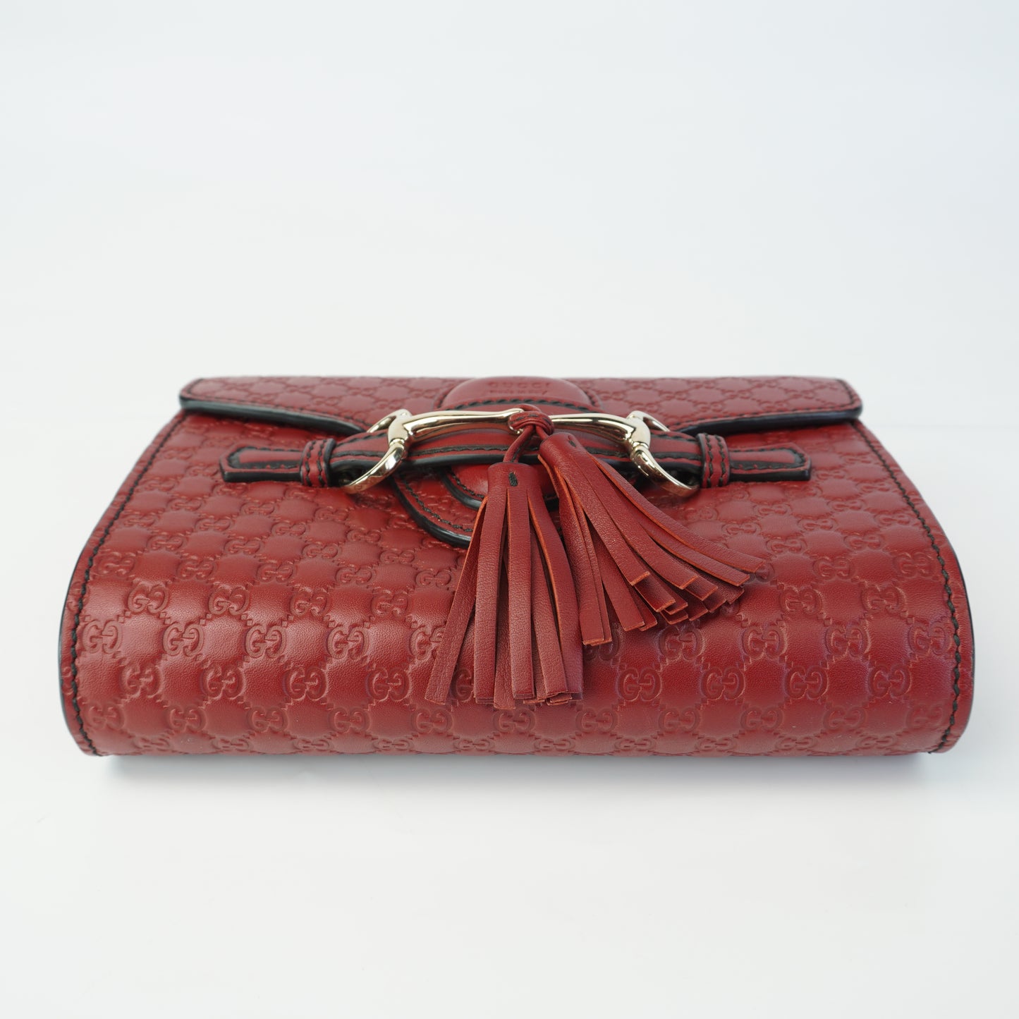 Gucci Microguccissima Emily Burgundy