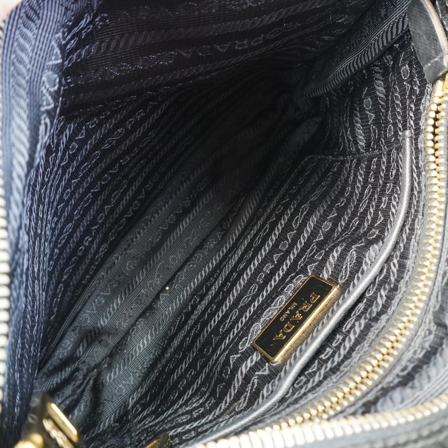 Prada Black Nylon Messenger