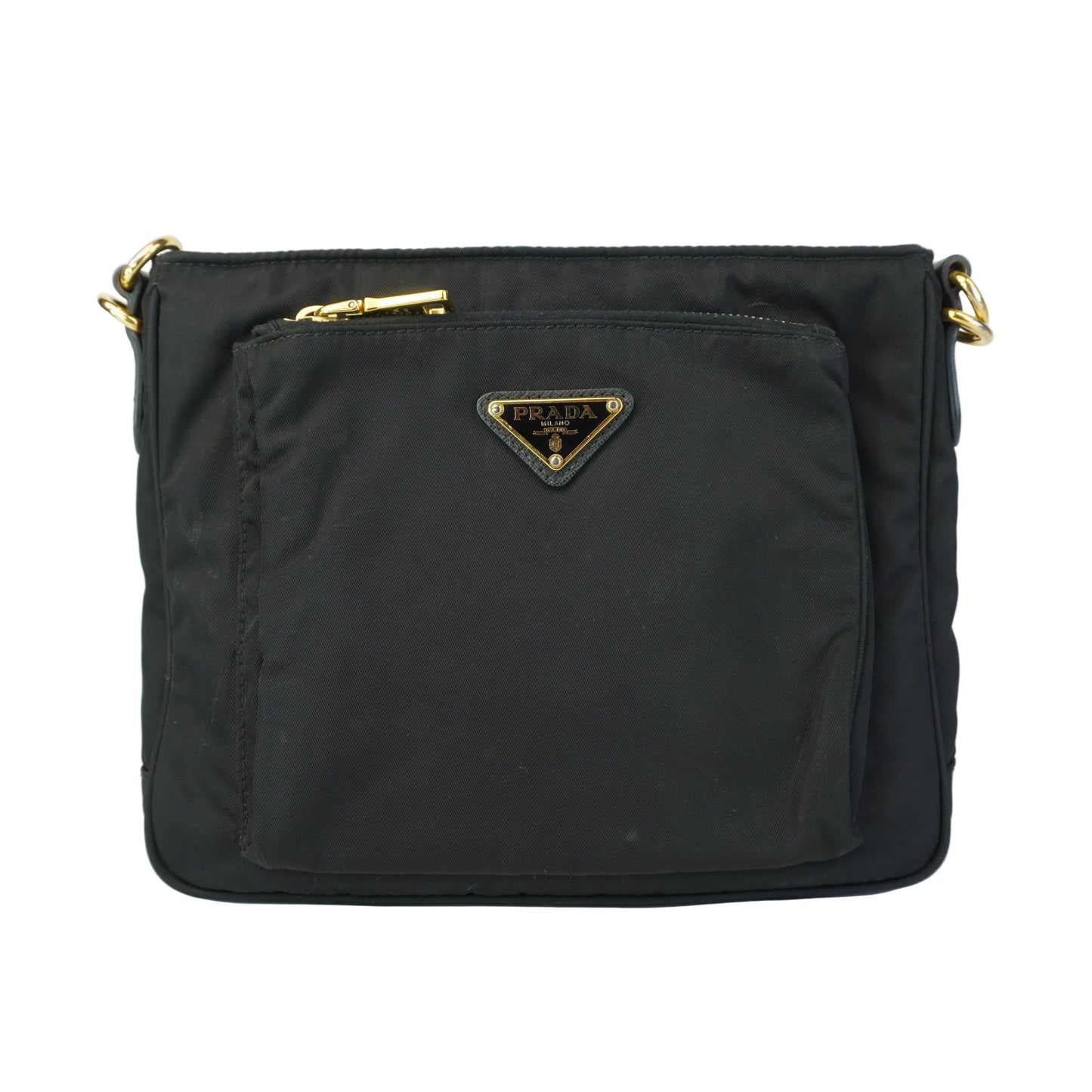 Prada Black Nylon Messenger