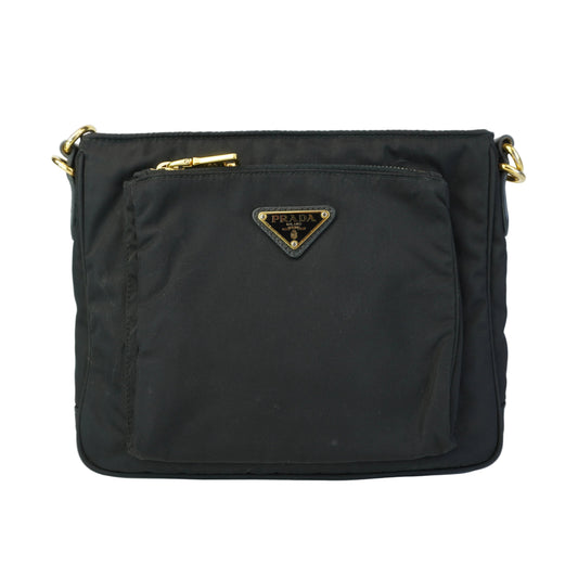 Prada Black Nylon Messenger