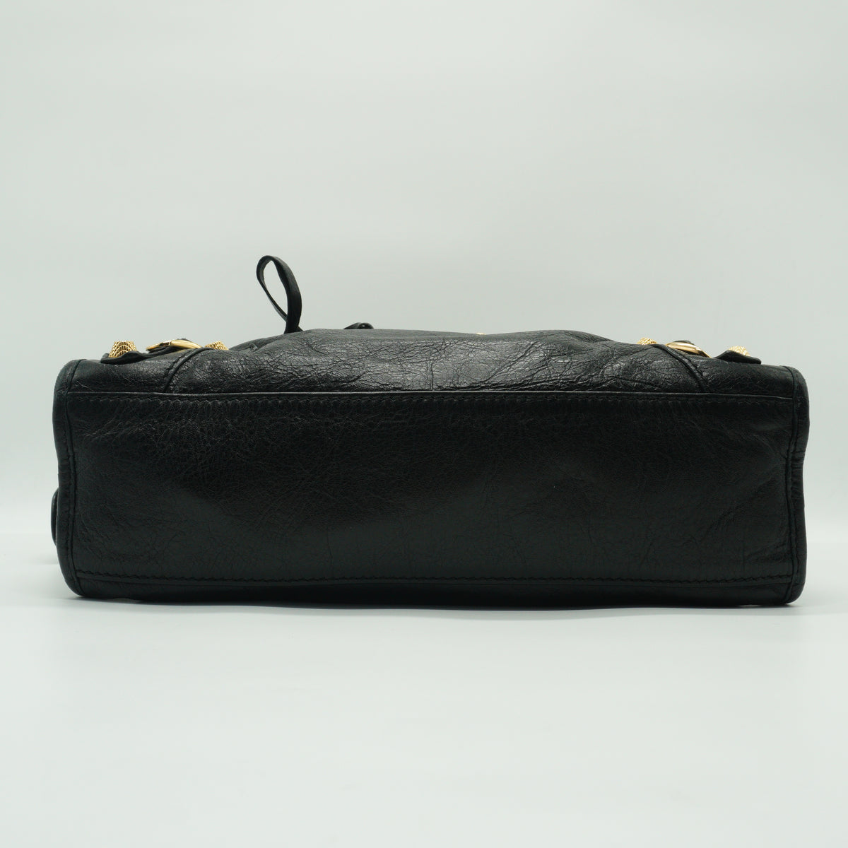 Balenciaga	City Bag Medium Distressed Lambskin Black GHW