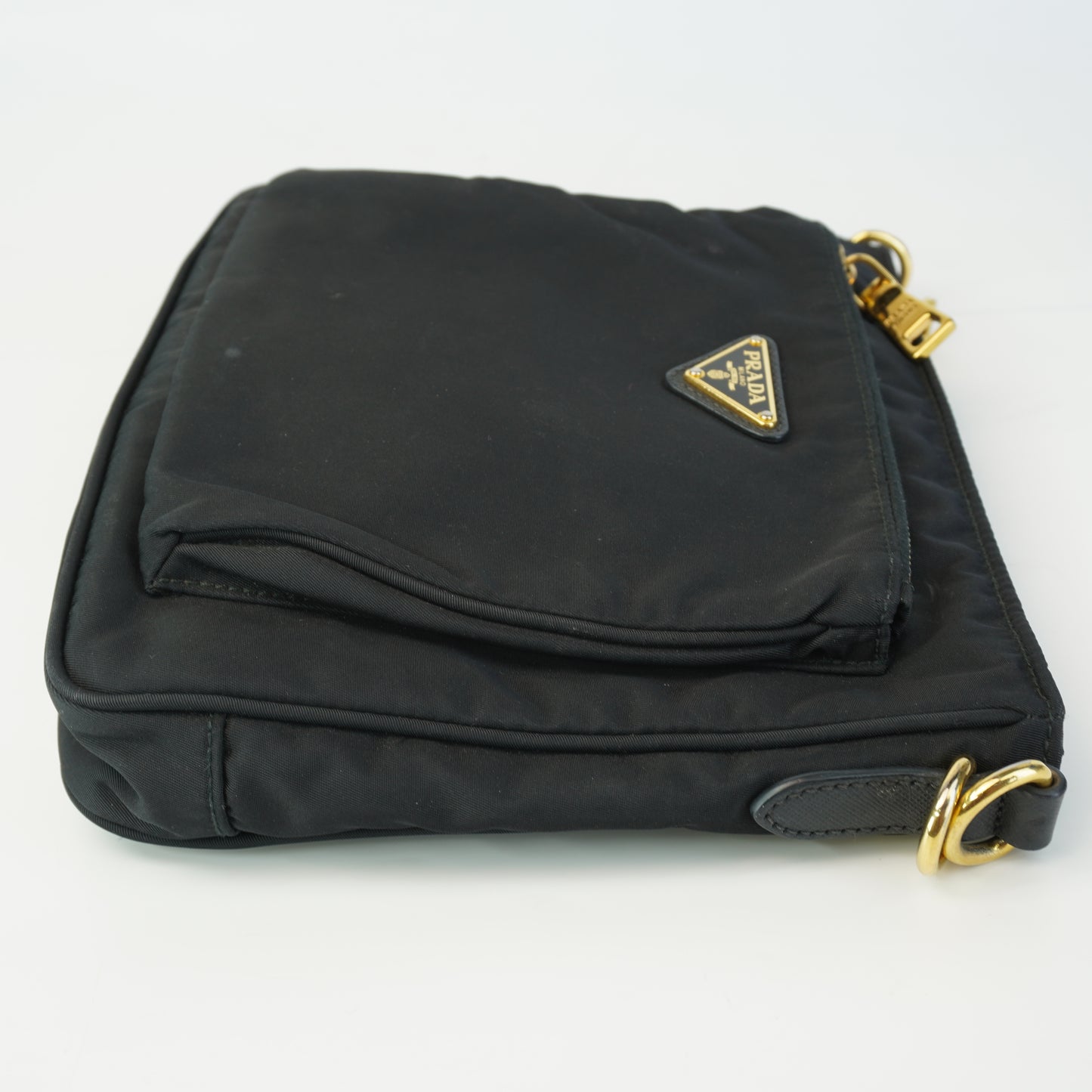 Prada Black Nylon Messenger