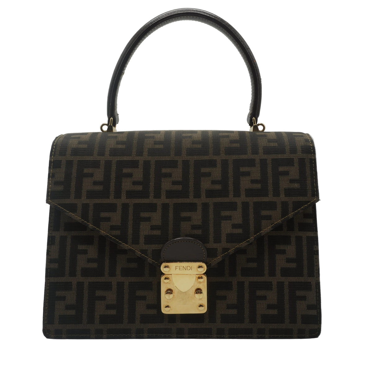 Fendi	Zucca-pattern canvas Medium GHW