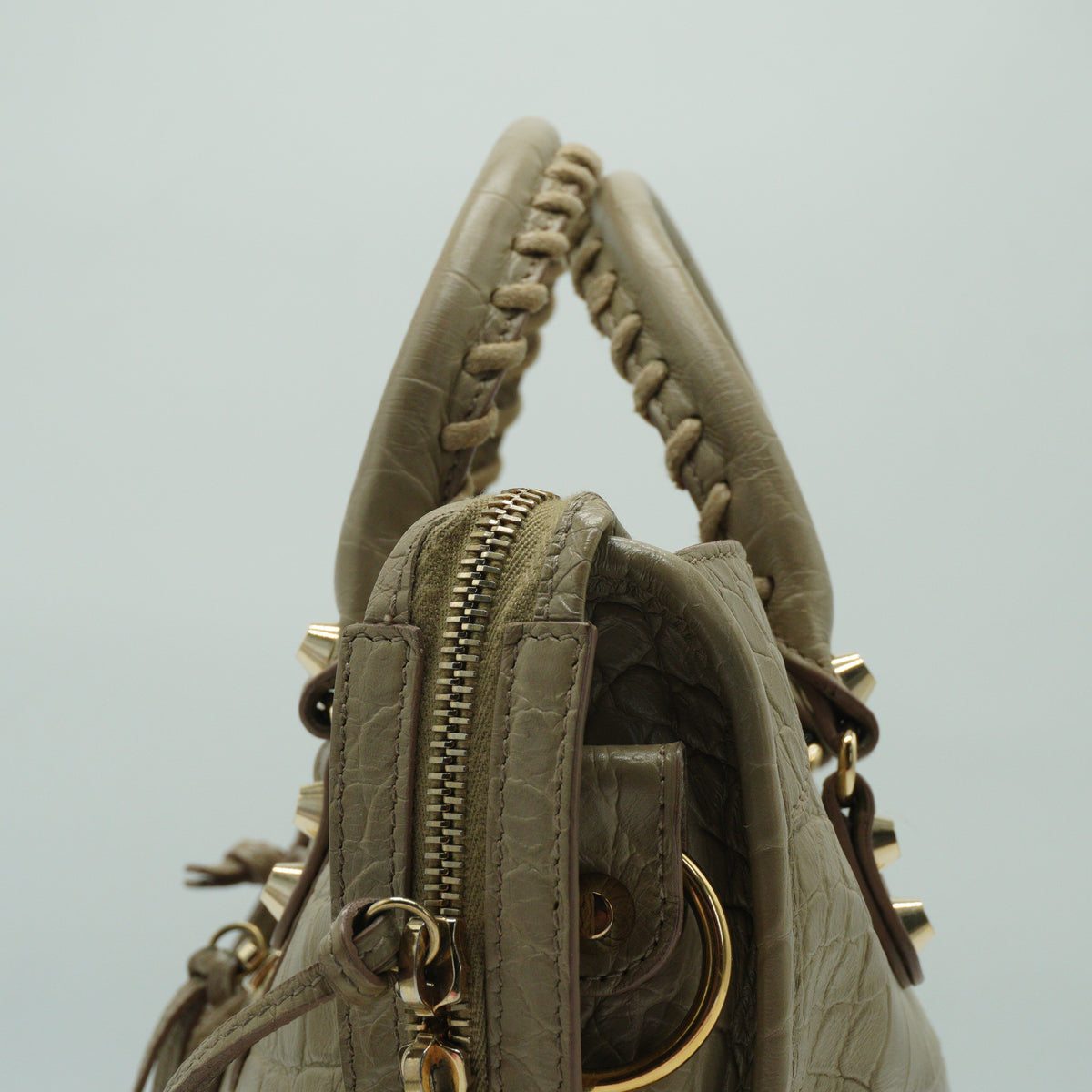 Balenciaga	Classic City Bag Crocodile Embossed Leather Small GHW