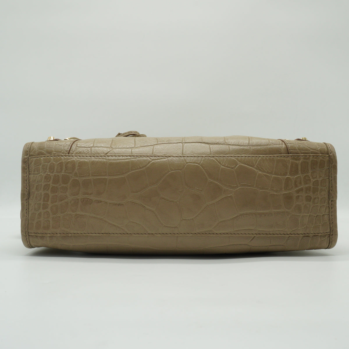 Balenciaga	Classic City Bag Crocodile Embossed Leather Small GHW