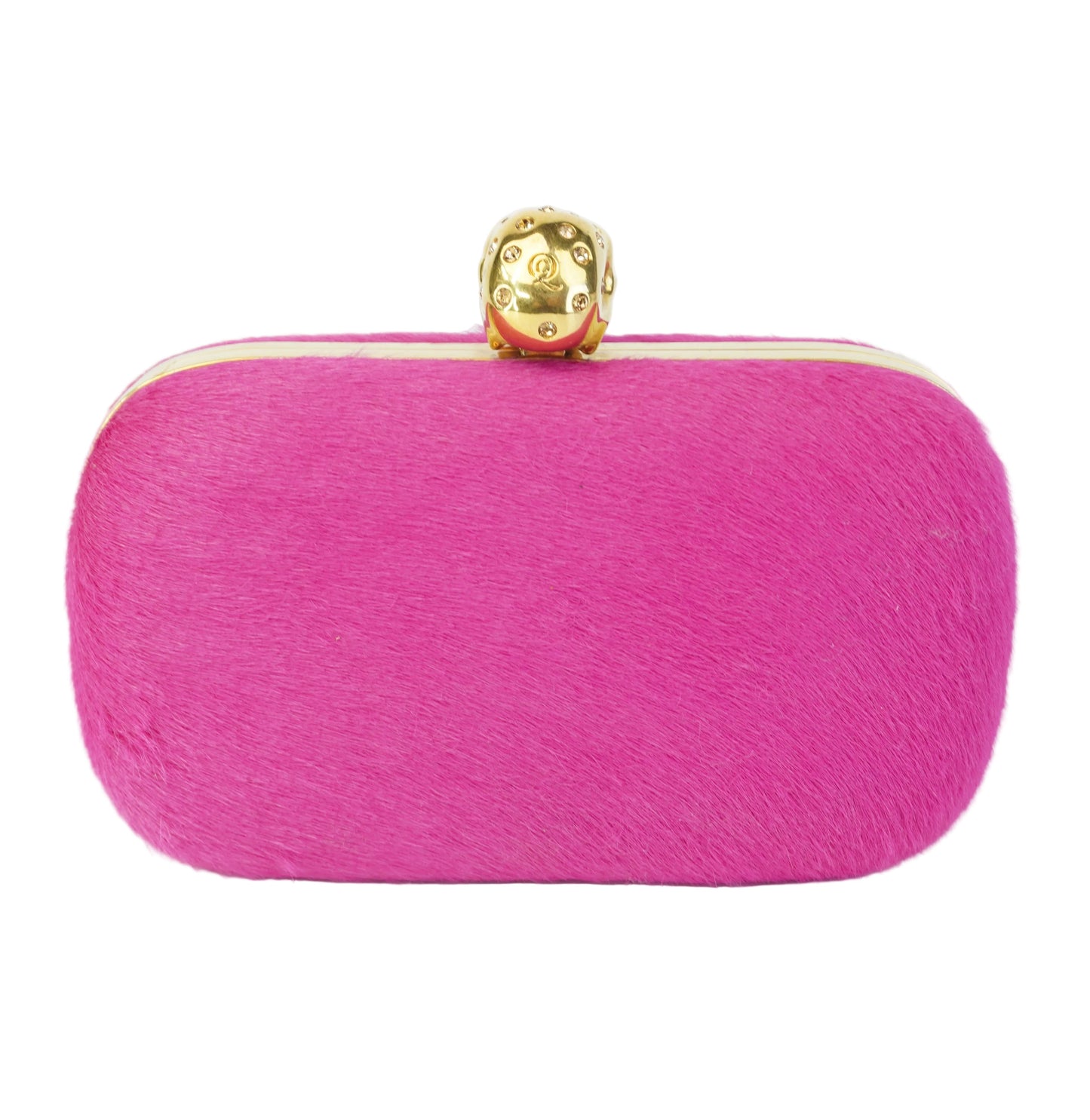 Alexander McQueen Skull Clutch Pink