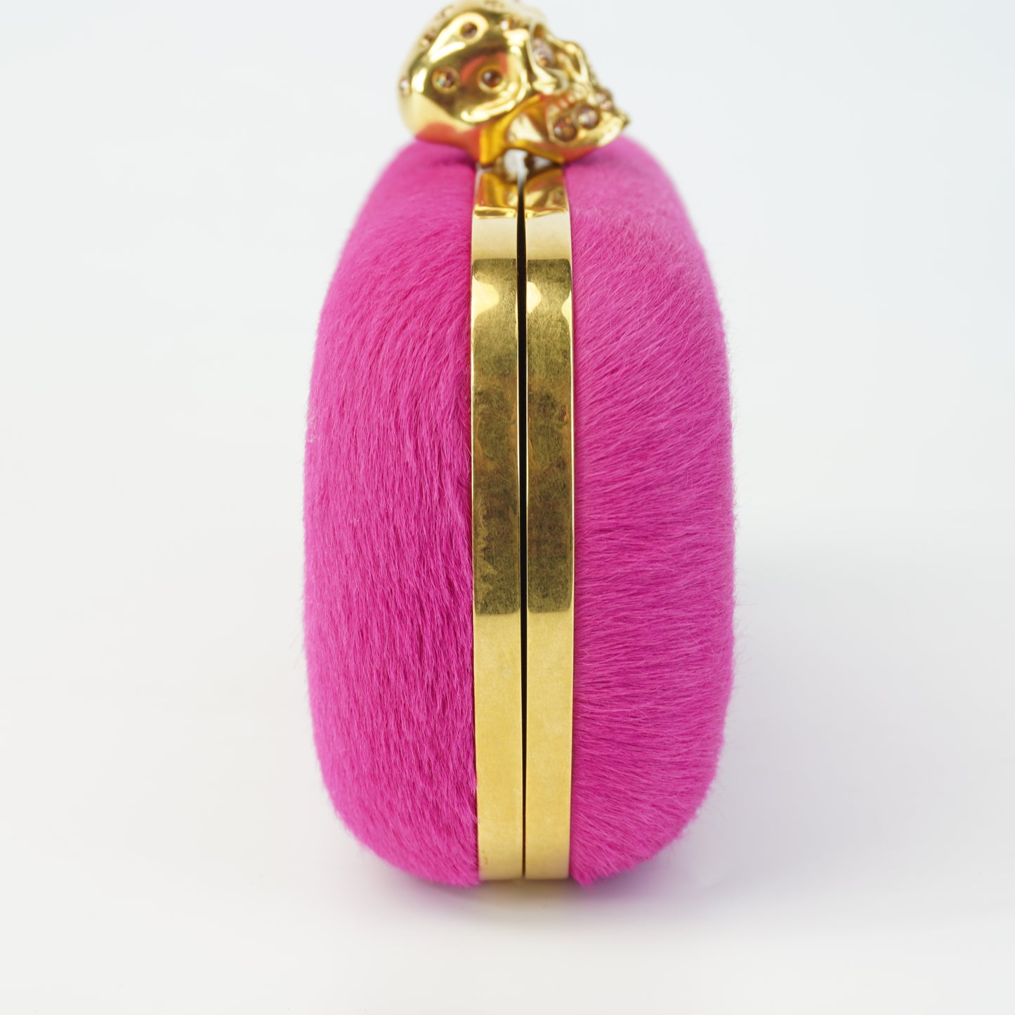 Alexander McQueen Skull Clutch Pink
