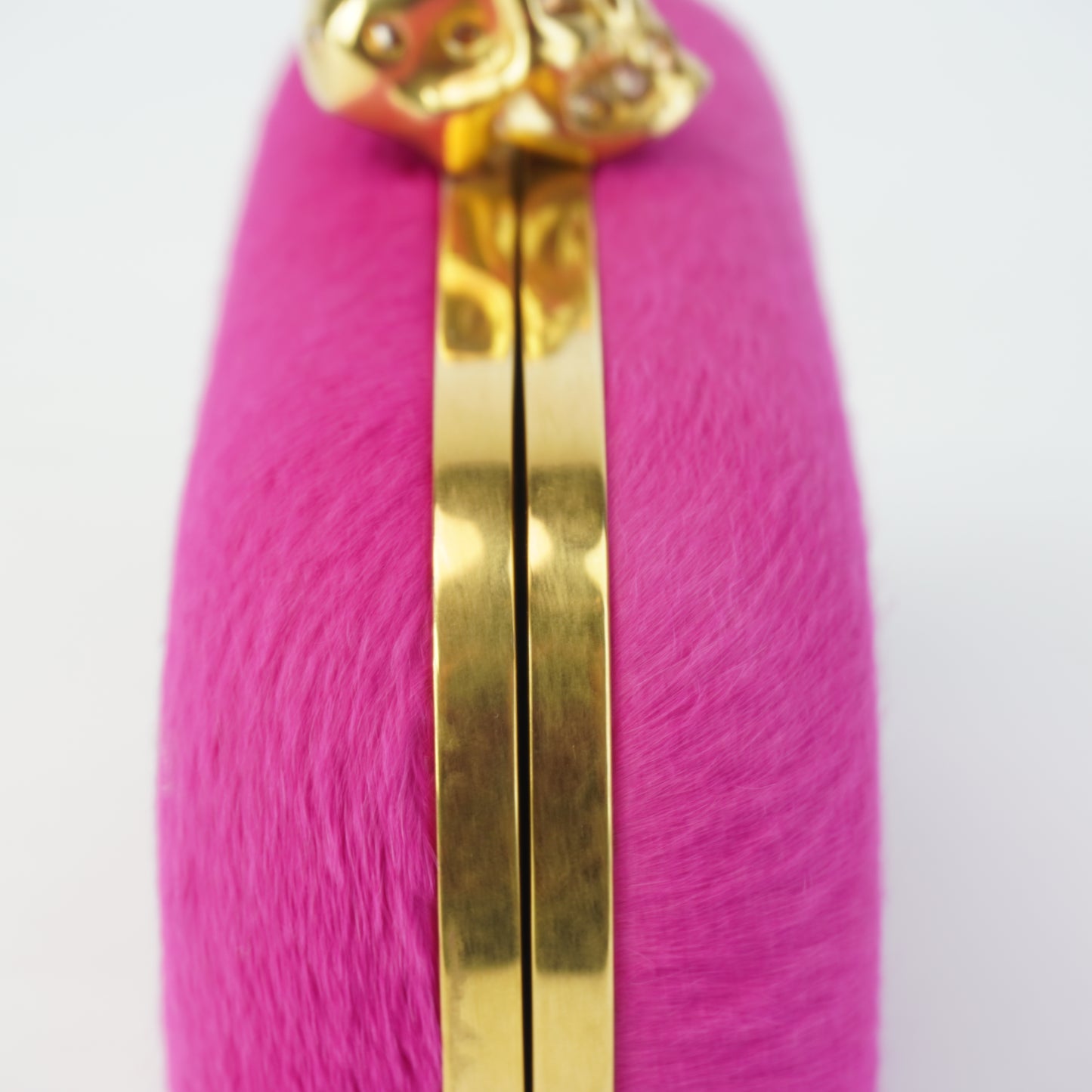 Alexander McQueen Skull Clutch Pink