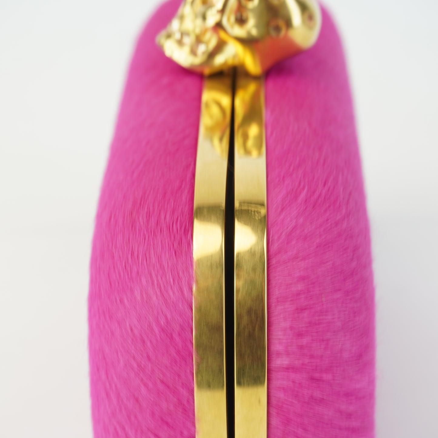 Alexander McQueen Skull Clutch Pink