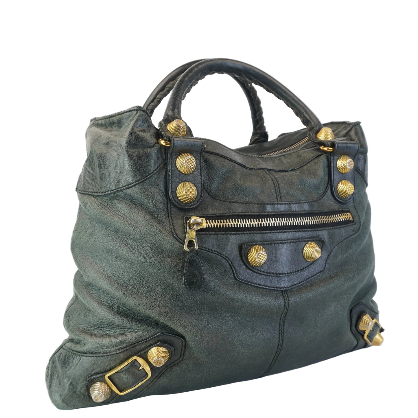 Balenciaga Perforated Classic City Bag