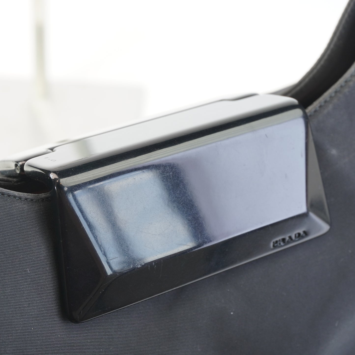 Prada Nylon Shoulder Bag Black