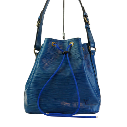 Louis Vuitton Noe Bucket Medium Epi Blue GHW
