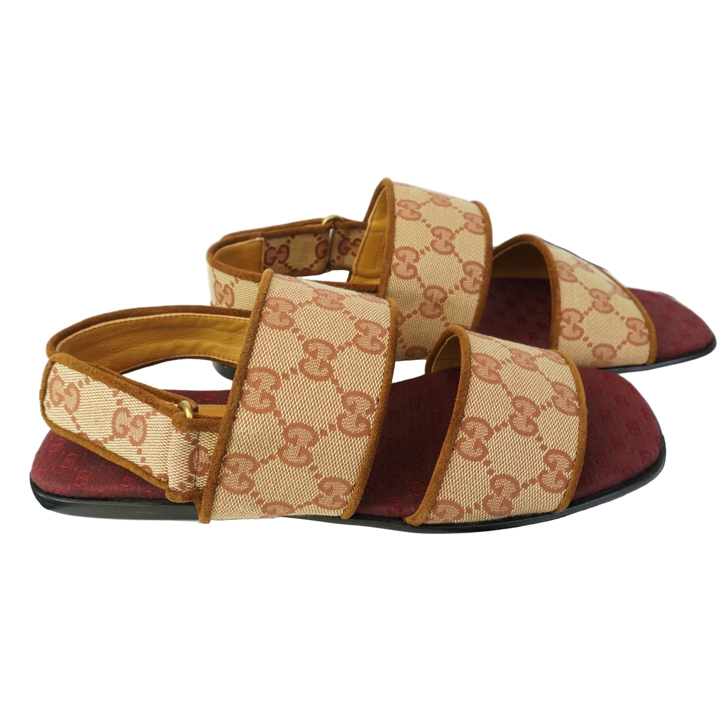 Gucci GG Supreme Canvas Sandals size 37.5