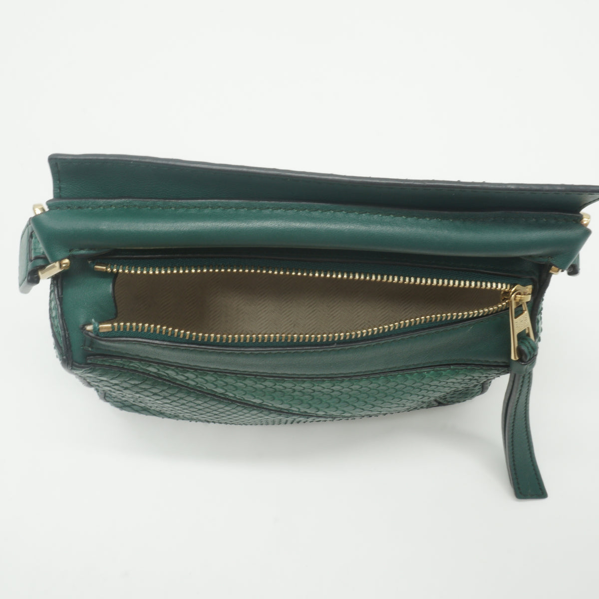 Loewe	Puzzle Crocodile Green GHW Mini