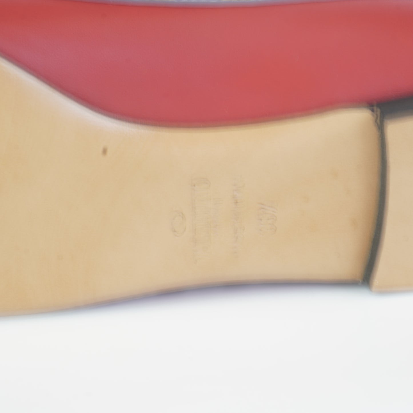 Valentinno Rockstud Caged Ballet Flats Multi-color size 36 1/2