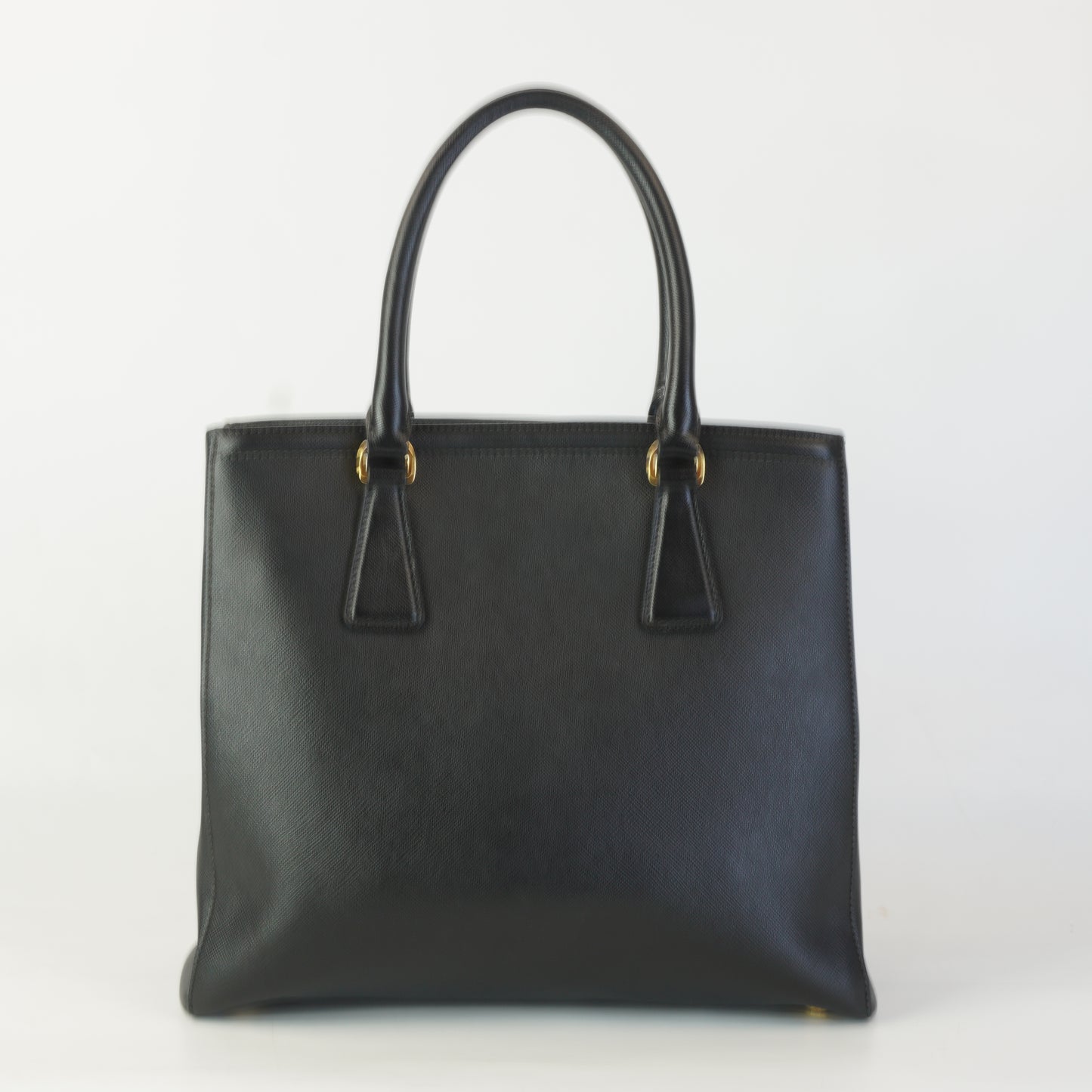 Prada Galleria Saffiano Leather Black GHW Medium