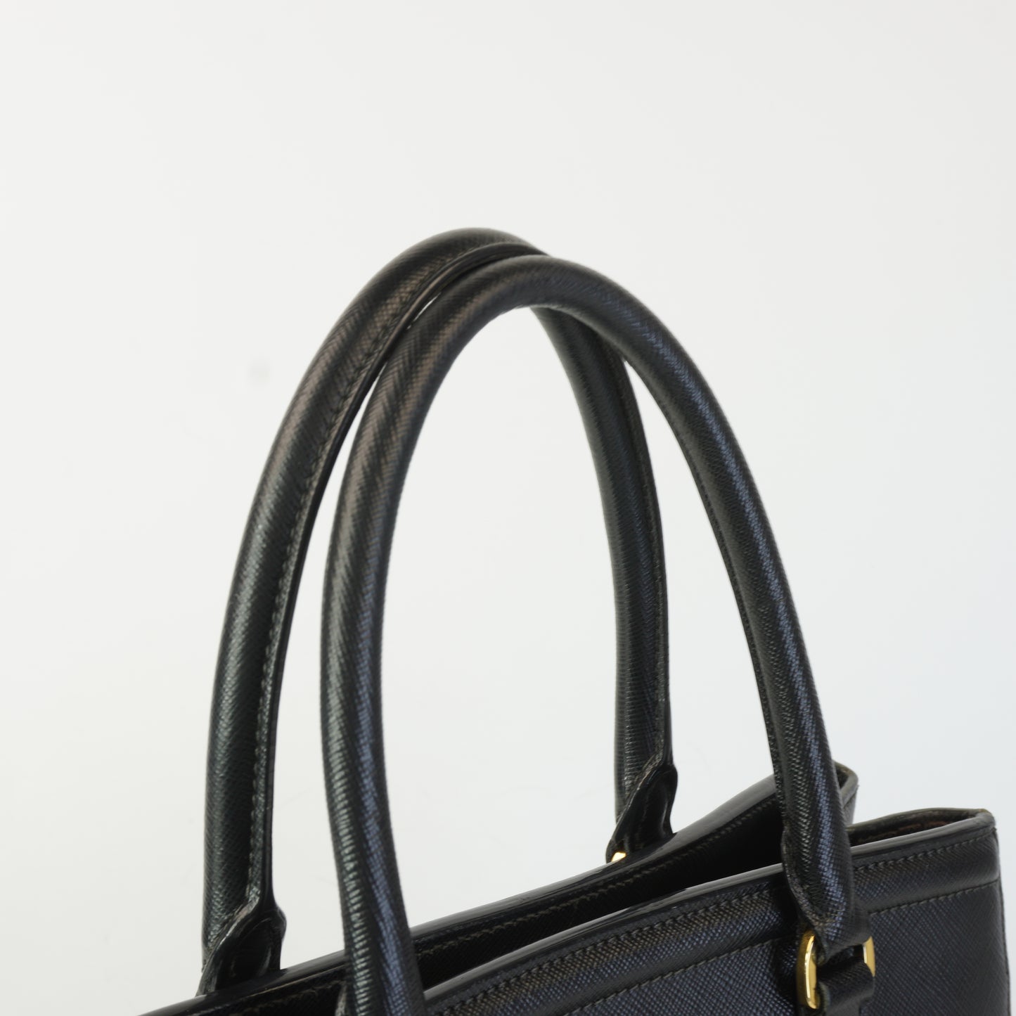 Prada Galleria Saffiano Leather Black GHW Medium