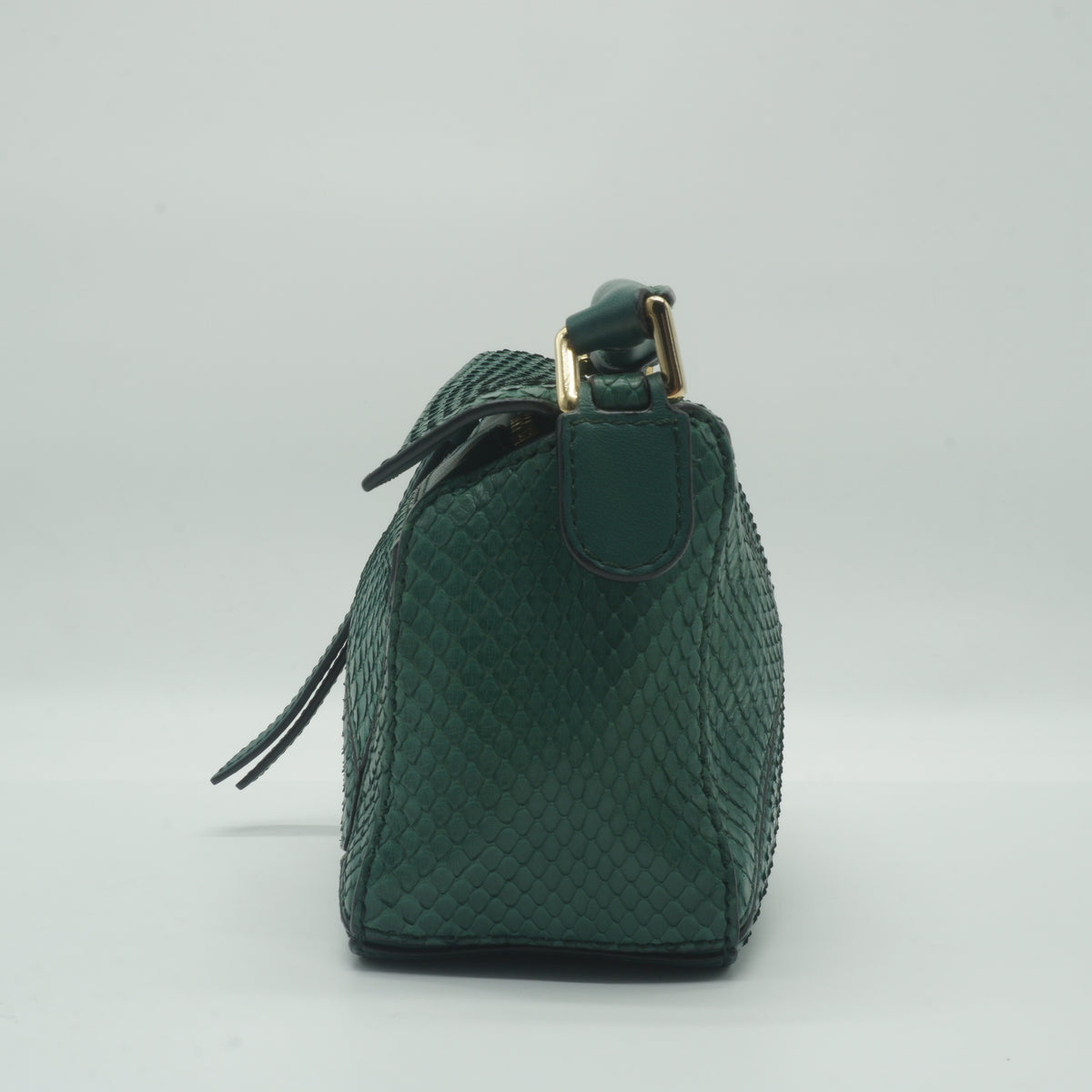 Loewe	Puzzle Crocodile Green GHW Mini