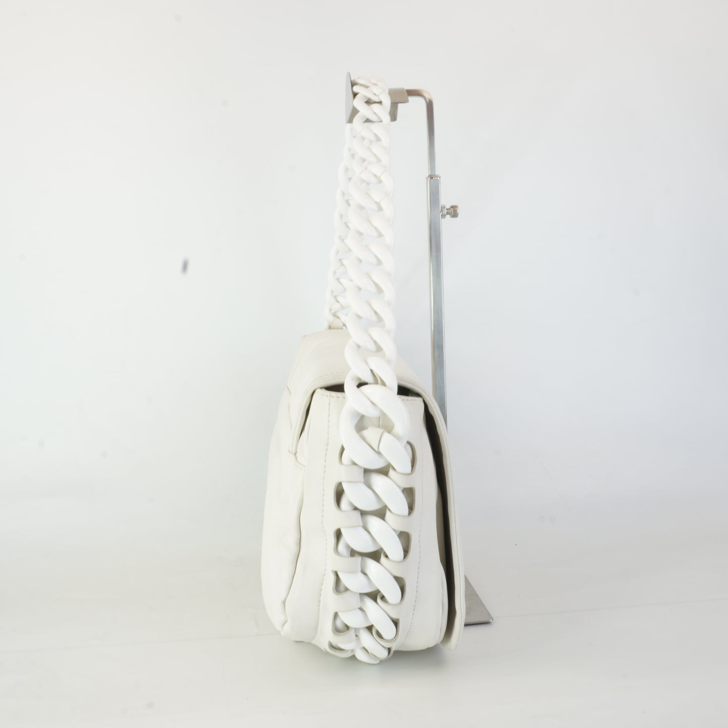 Chanel Modern Rhodoid Flap White