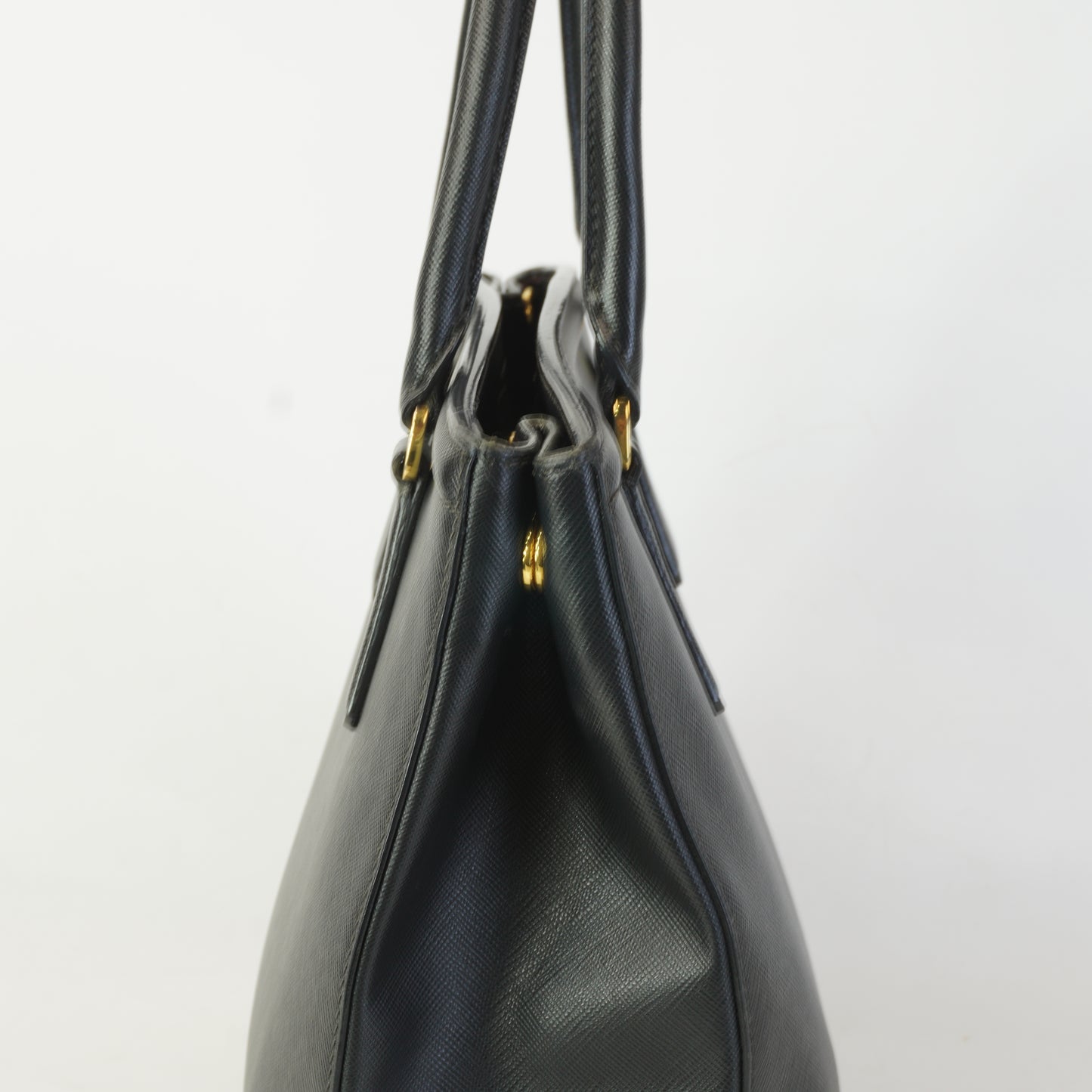 Prada Galleria Saffiano Leather Black GHW Medium