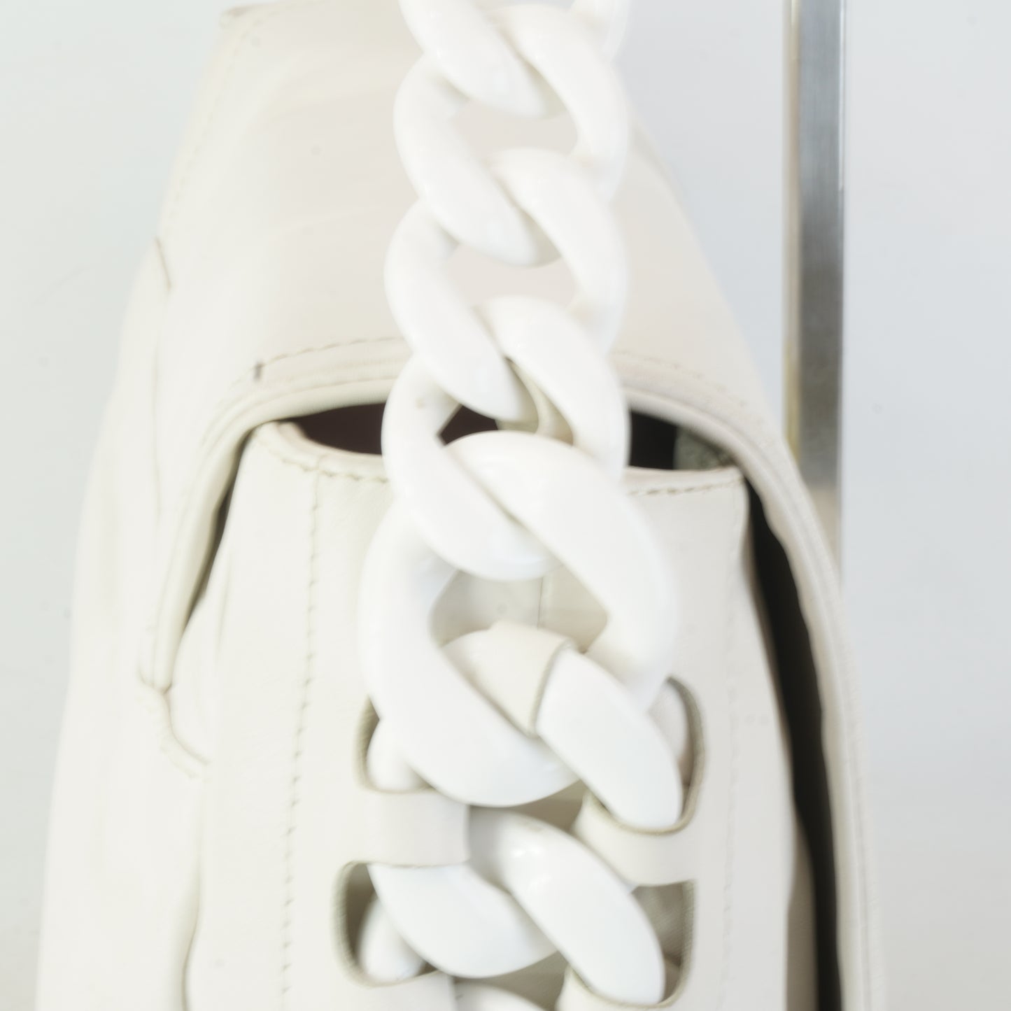 Chanel Modern Rhodoid Flap White