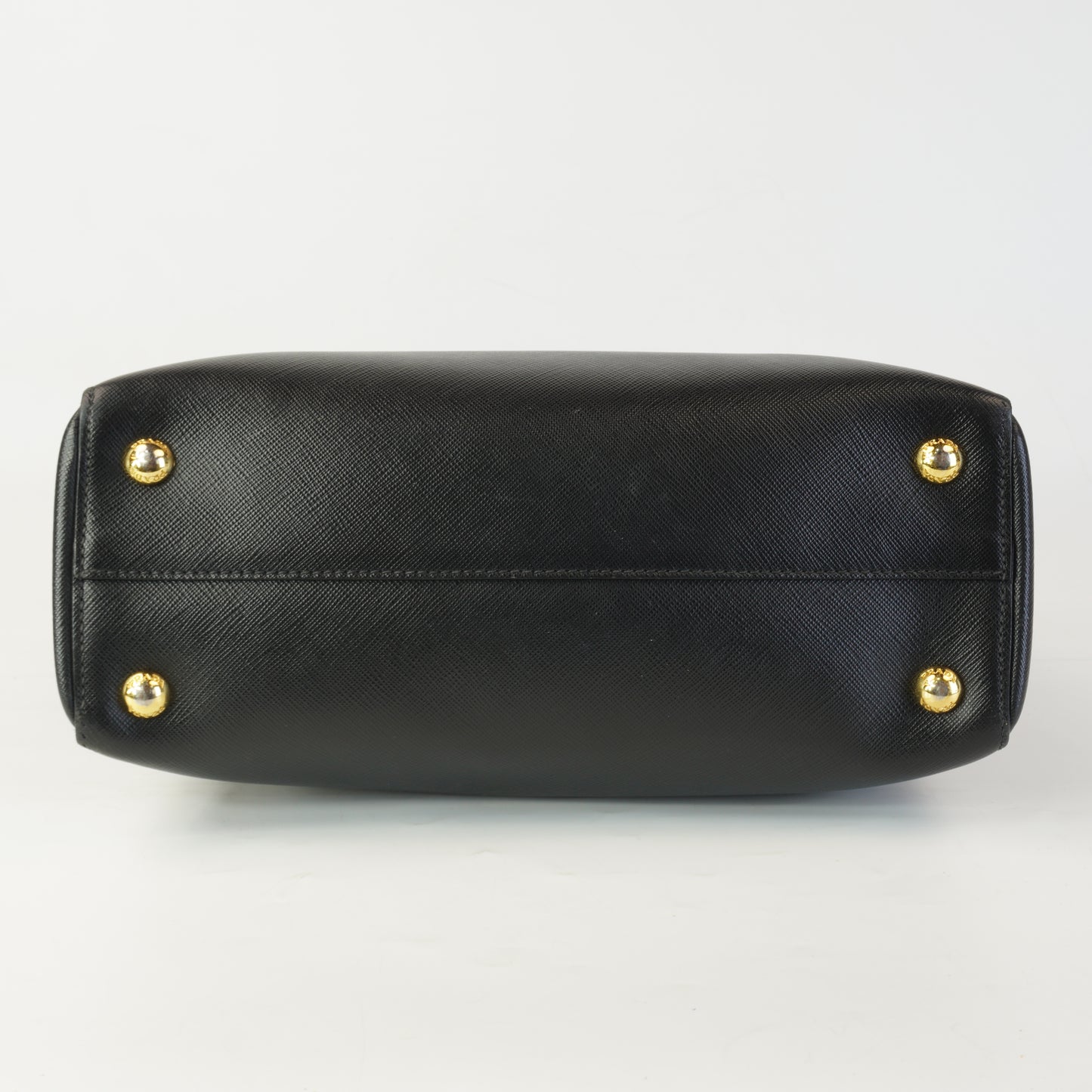 Prada Galleria Saffiano Leather Black GHW Medium