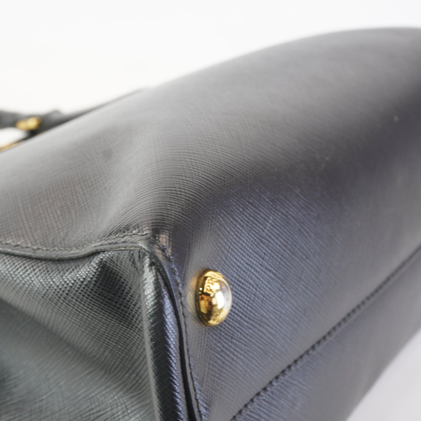 Prada Galleria Saffiano Leather Black GHW Medium