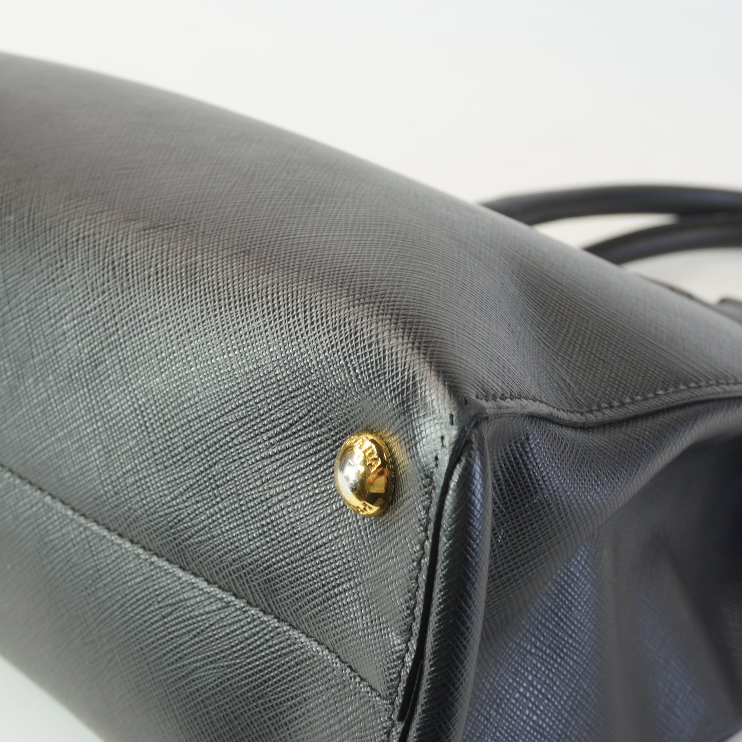 Prada Galleria Saffiano Leather Black GHW Medium