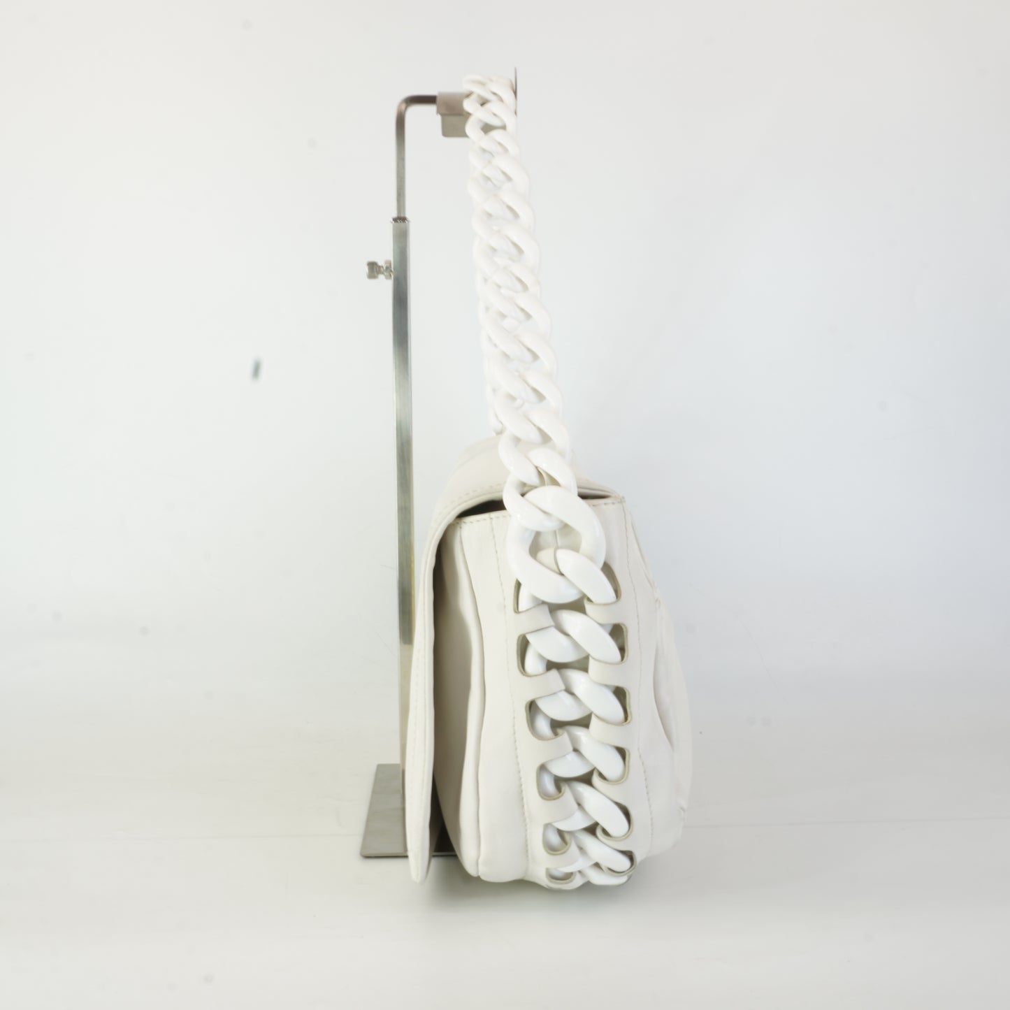 Chanel Modern Rhodoid Flap White