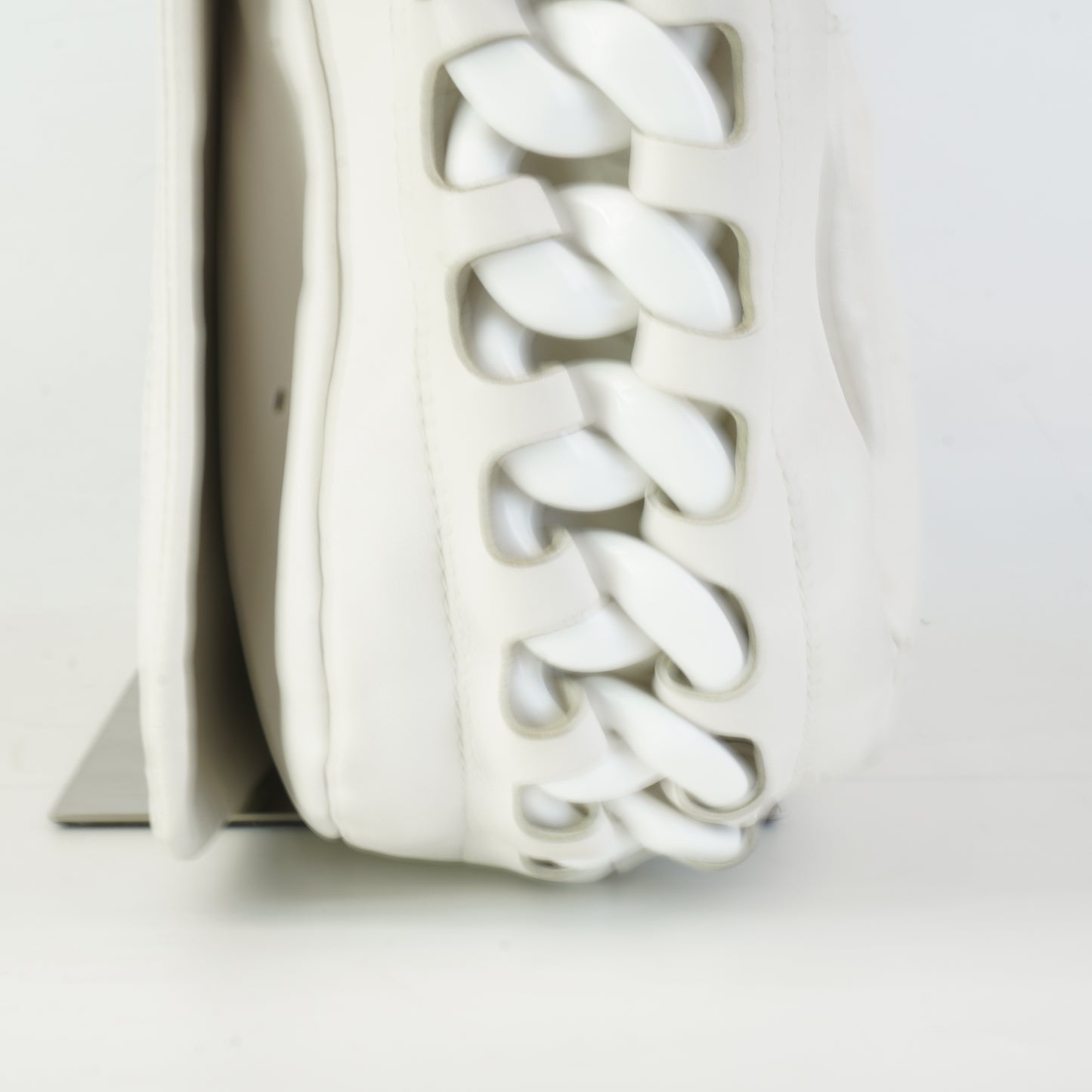 Chanel Modern Rhodoid Flap White