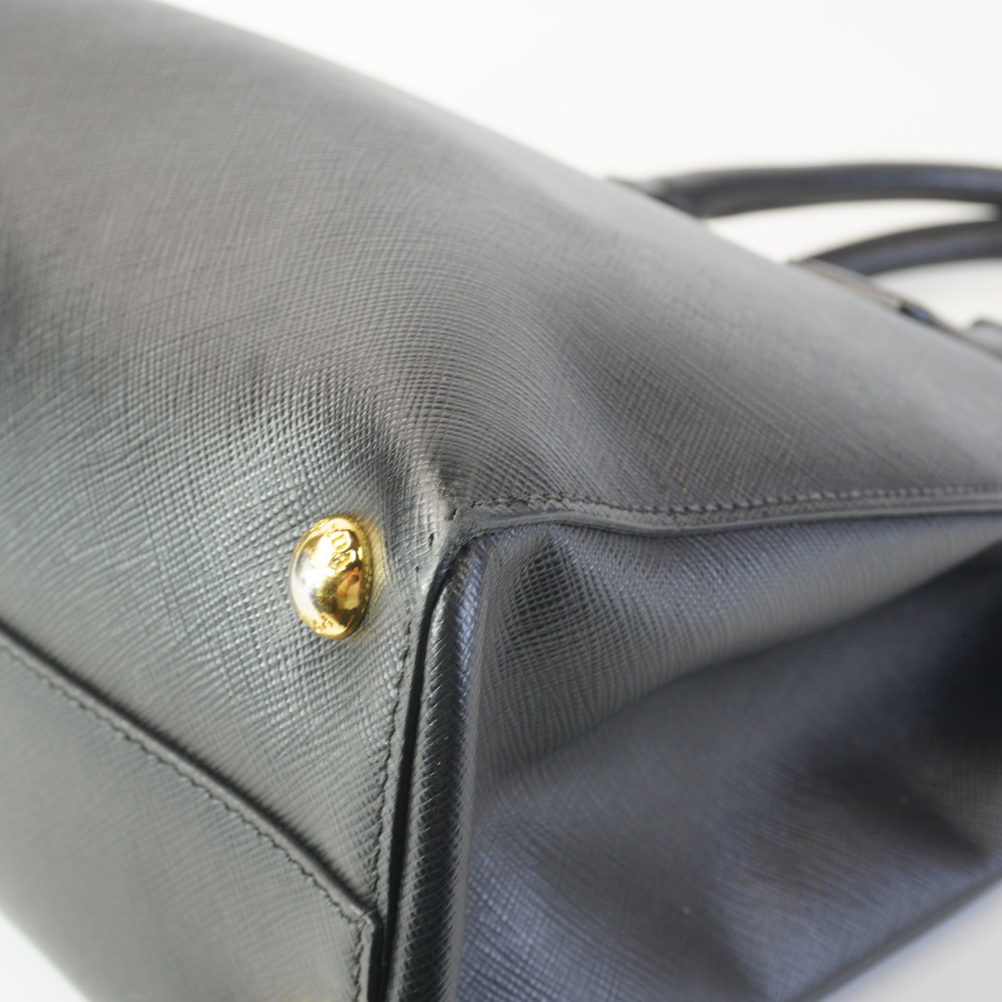Prada Galleria Saffiano Leather Black GHW Medium