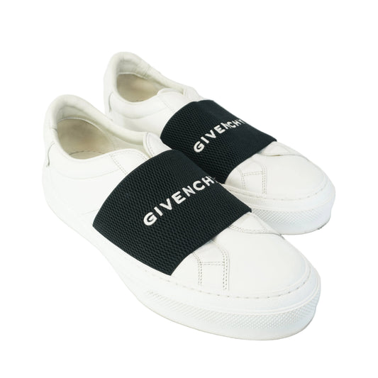 Givenchy City Sport Slip-On Sneakers White/Black Size 41