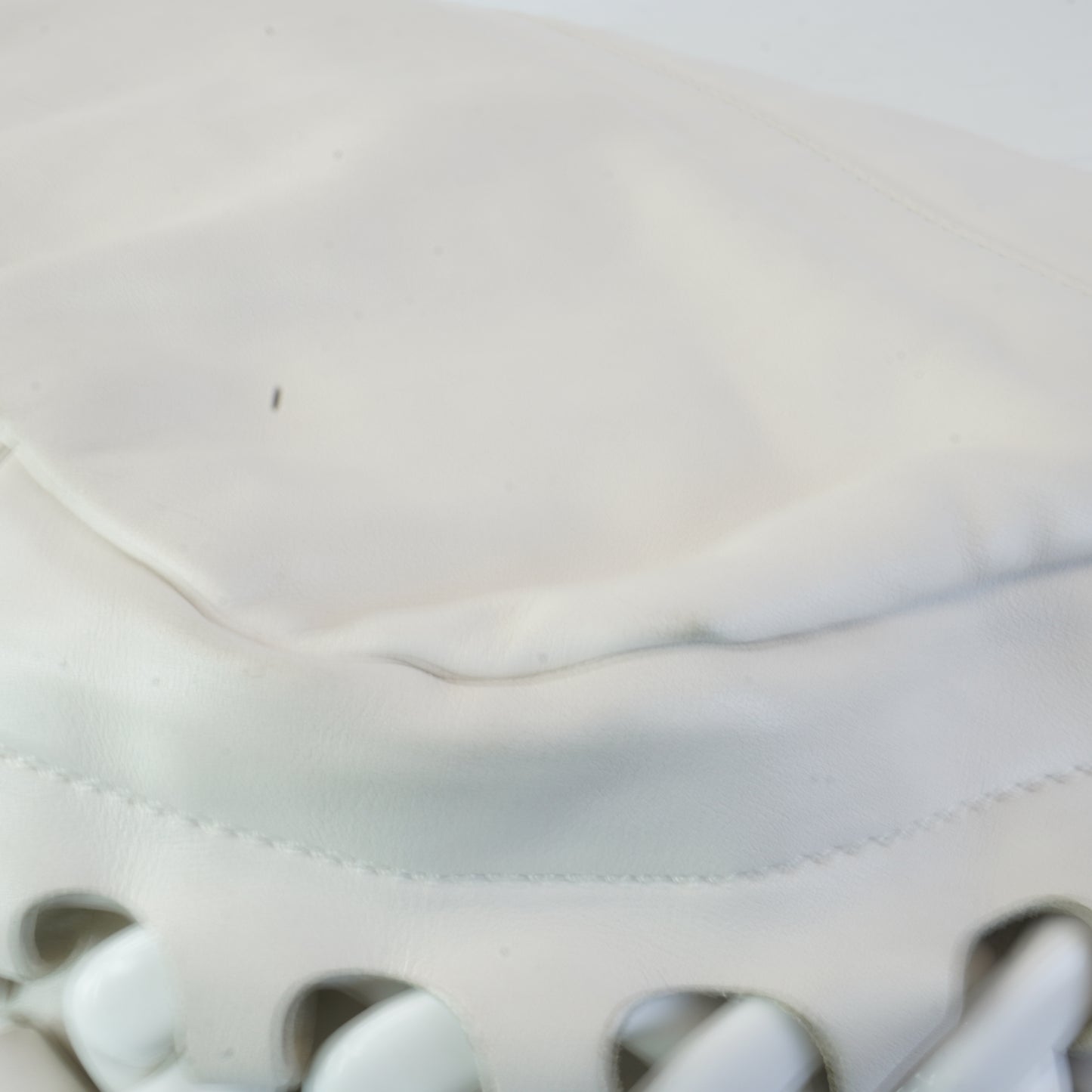 Chanel Modern Rhodoid Flap White