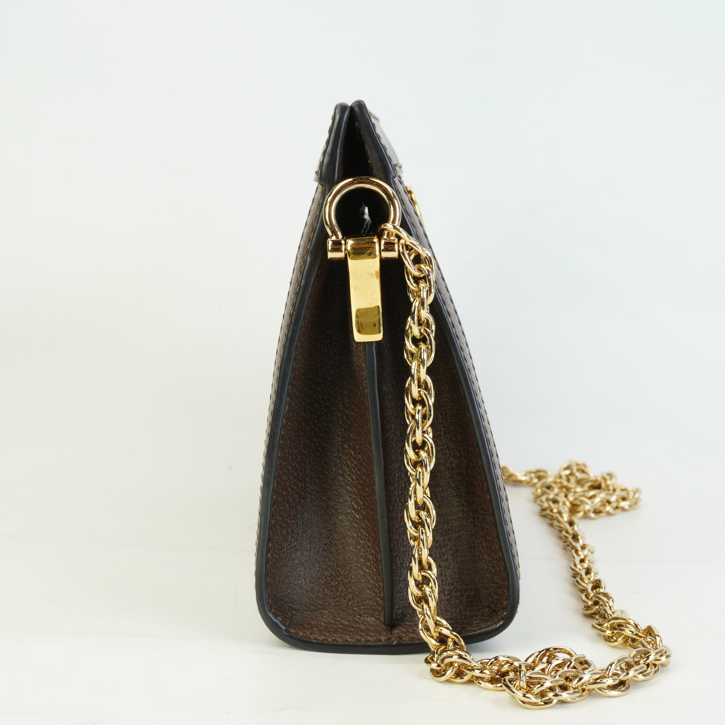 Gucci Ophidia GG Shoulder Bag Brown Trims Small GHW