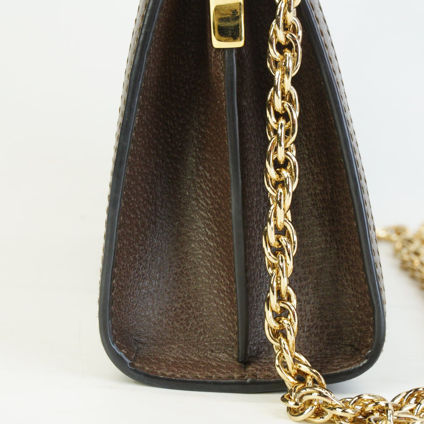 Gucci Ophidia GG Shoulder Bag Brown Trims Small GHW