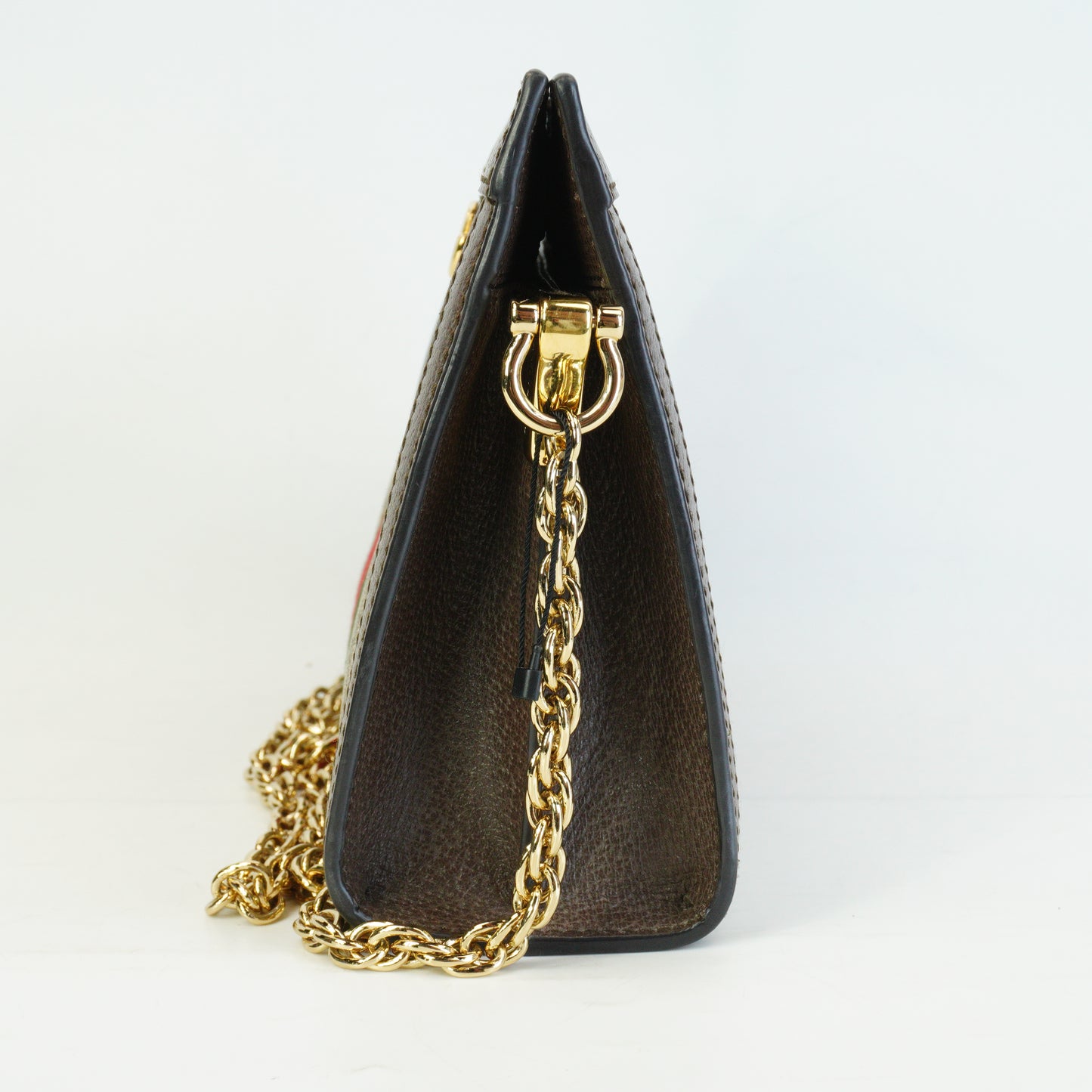 Gucci Ophidia GG Shoulder Bag Brown Trims Small GHW